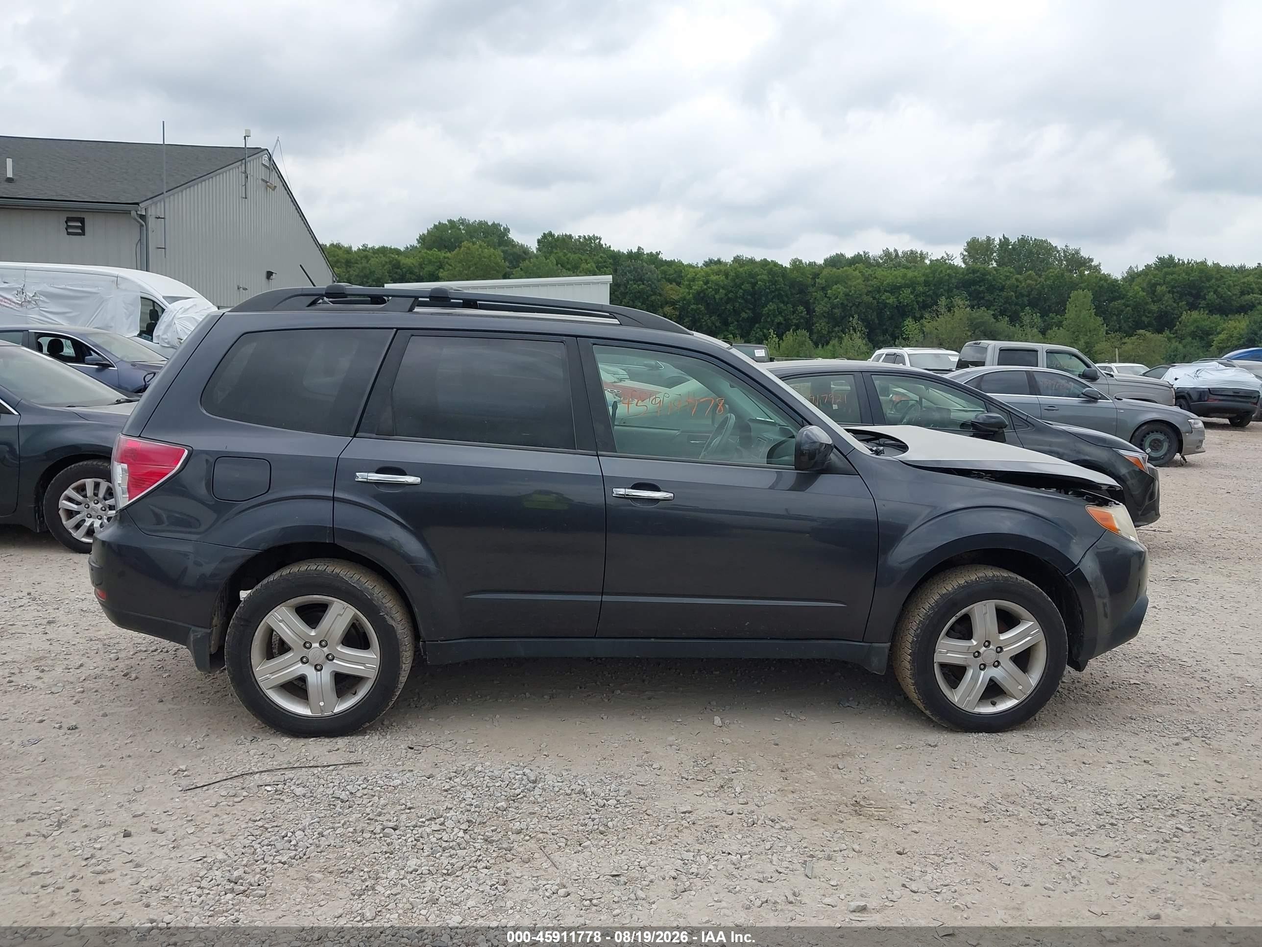 2009 Subaru Forester 2.5x Limited Blue vin: JF2SH64639H734571