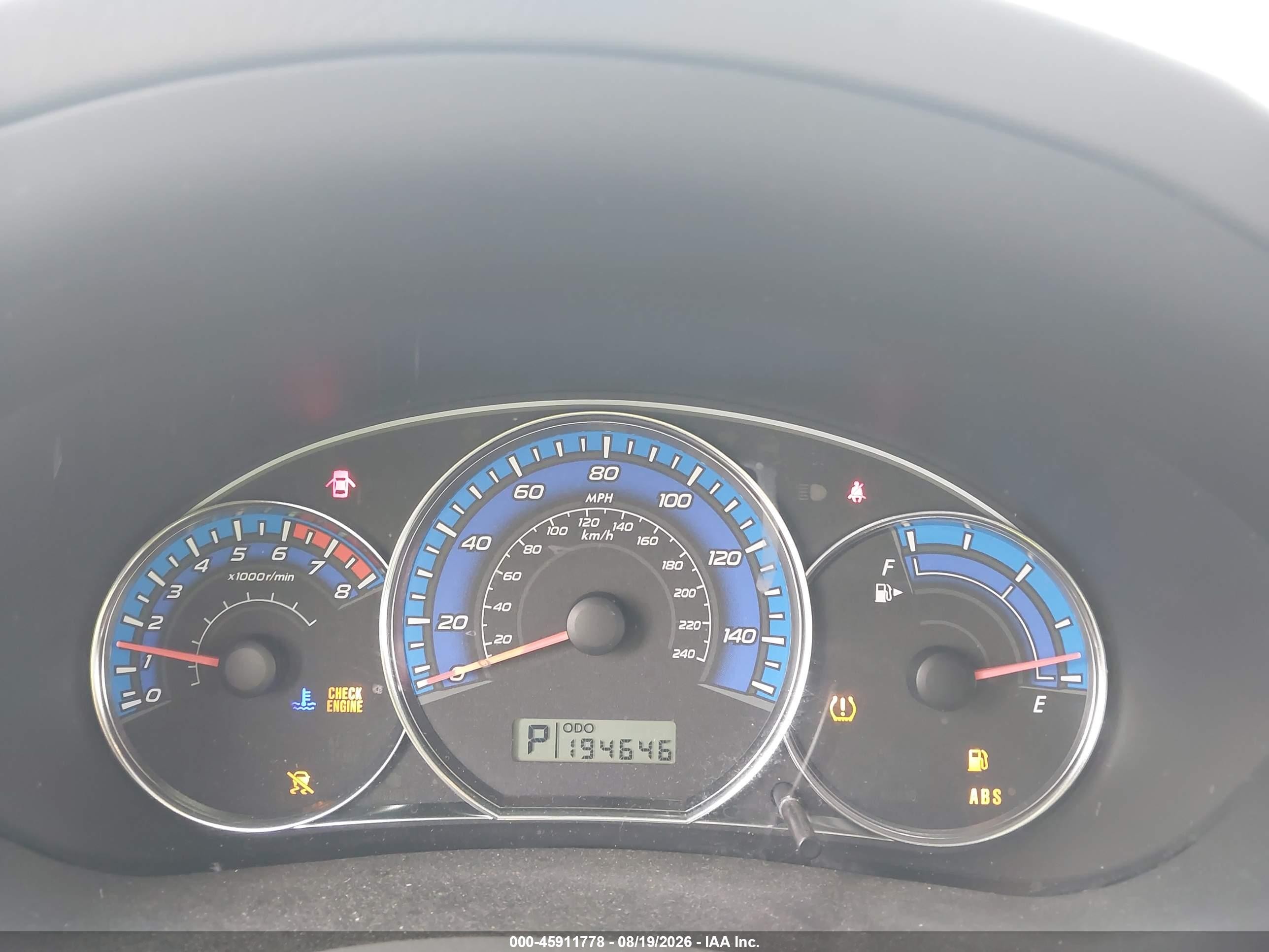 2009 Subaru Forester 2.5x Limited Blue vin: JF2SH64639H734571