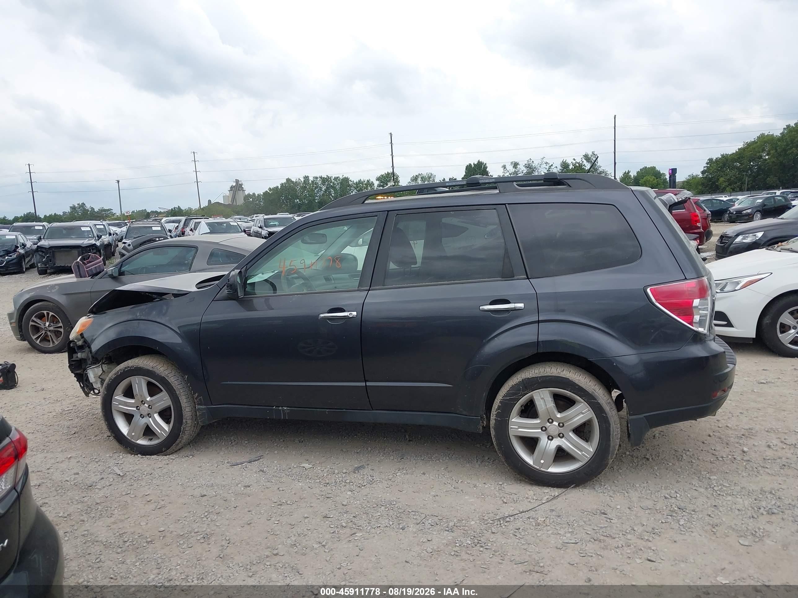 2009 Subaru Forester 2.5x Limited Blue vin: JF2SH64639H734571