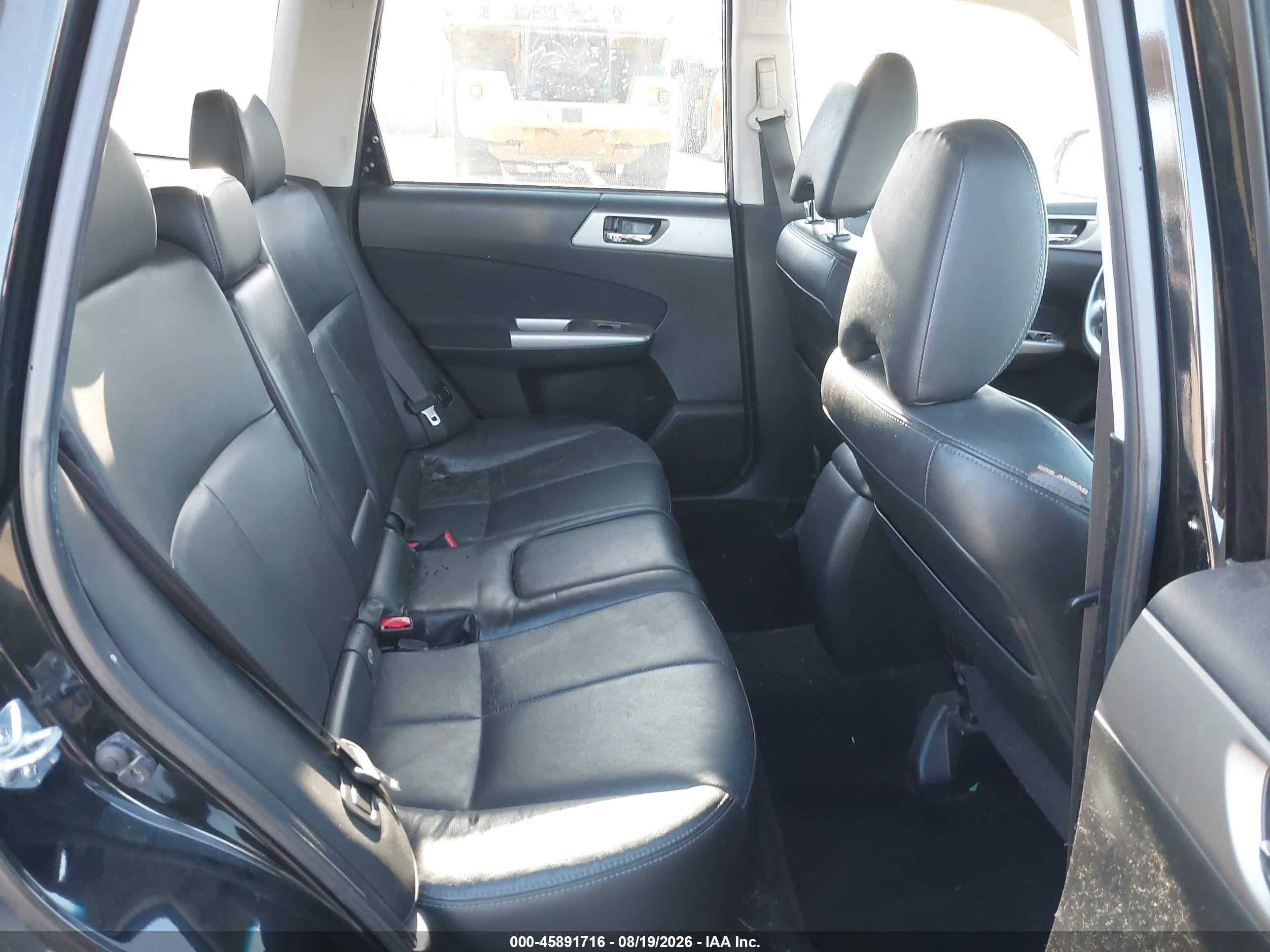 2009 Subaru Forester 2.5x Limited Black vin: JF2SH64639H753895
