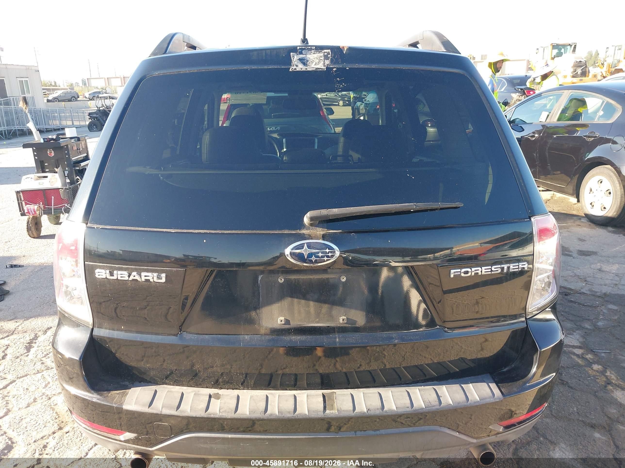 2009 Subaru Forester 2.5x Limited Black vin: JF2SH64639H753895