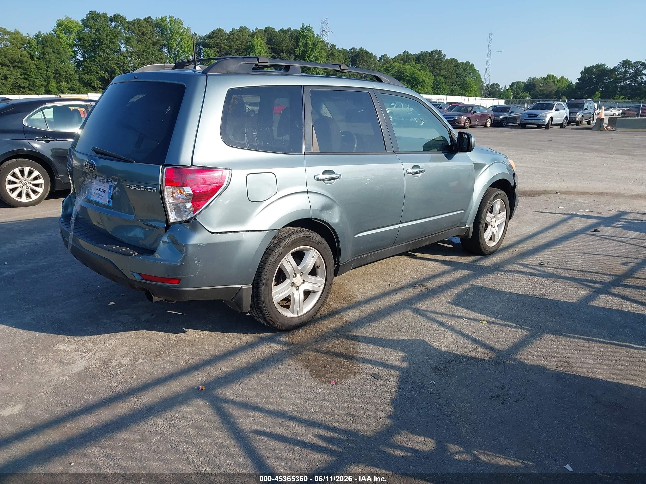 2009 Subaru Forester 2.5x Limited Teal vin: JF2SH64639H780465