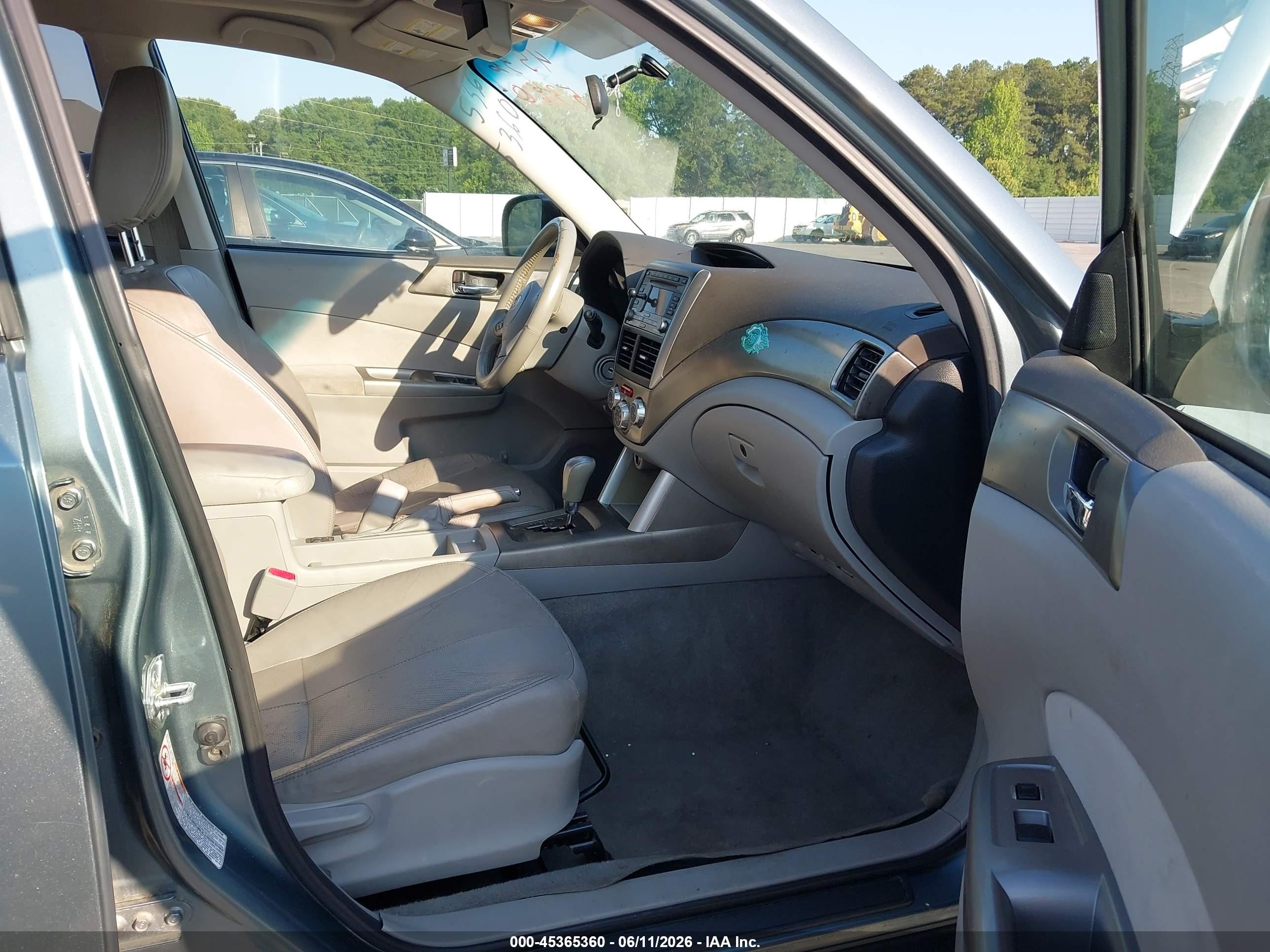 2009 Subaru Forester 2.5x Limited Teal vin: JF2SH64639H780465