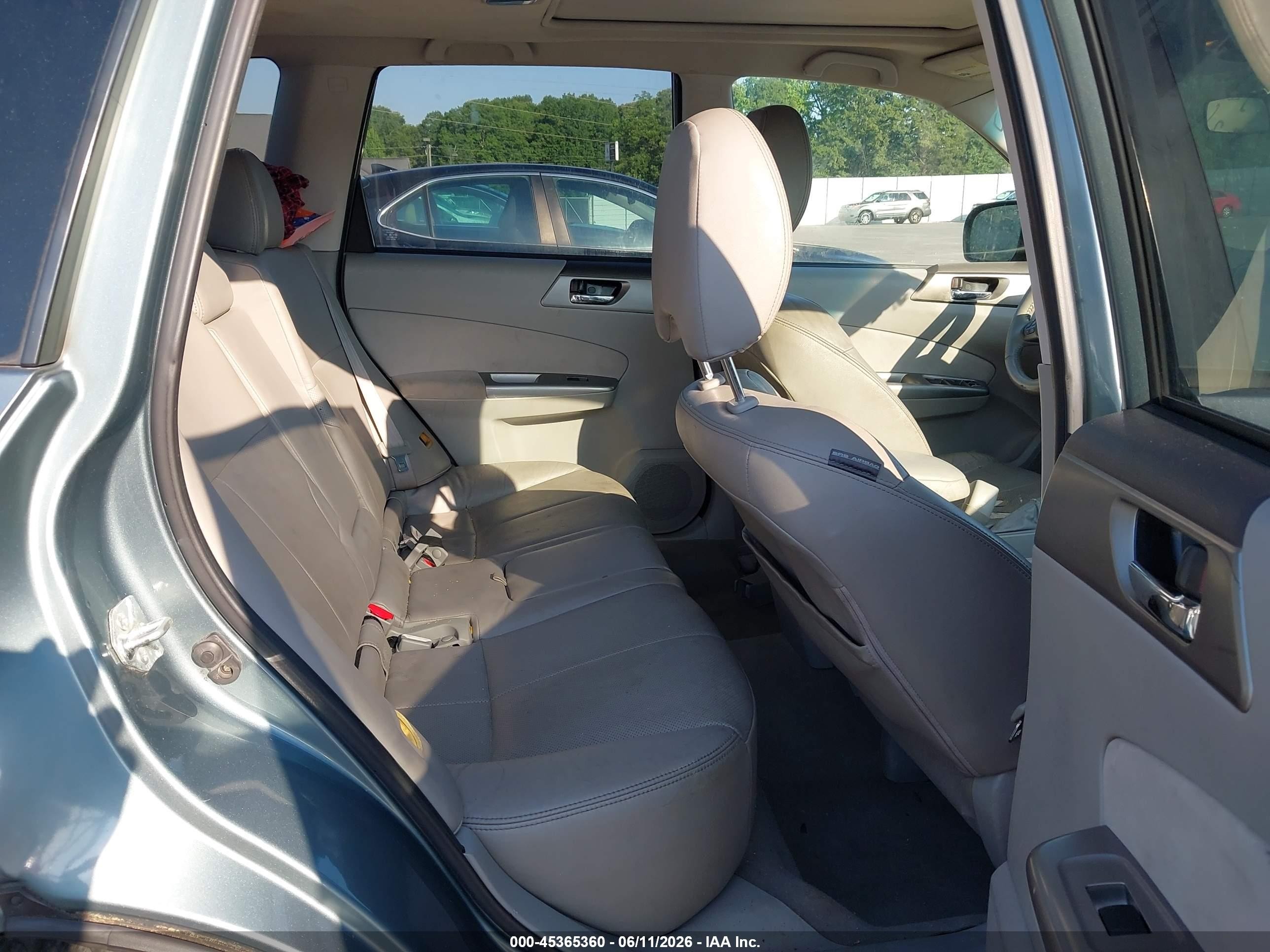 2009 Subaru Forester 2.5x Limited Teal vin: JF2SH64639H780465