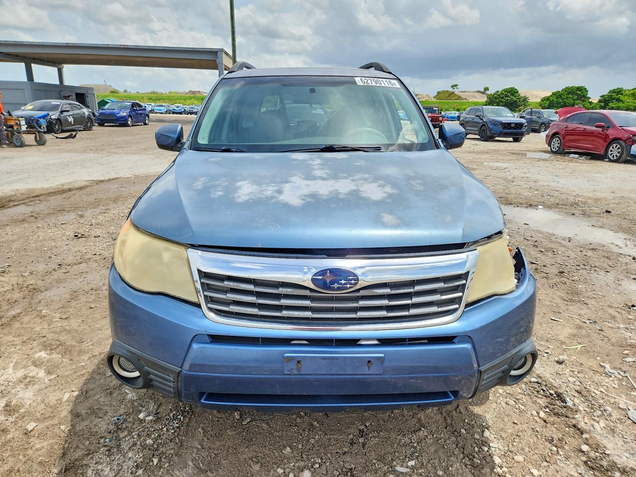 2009 Subaru Forester 2.5x Limited Синий vin: JF2SH64649H709162