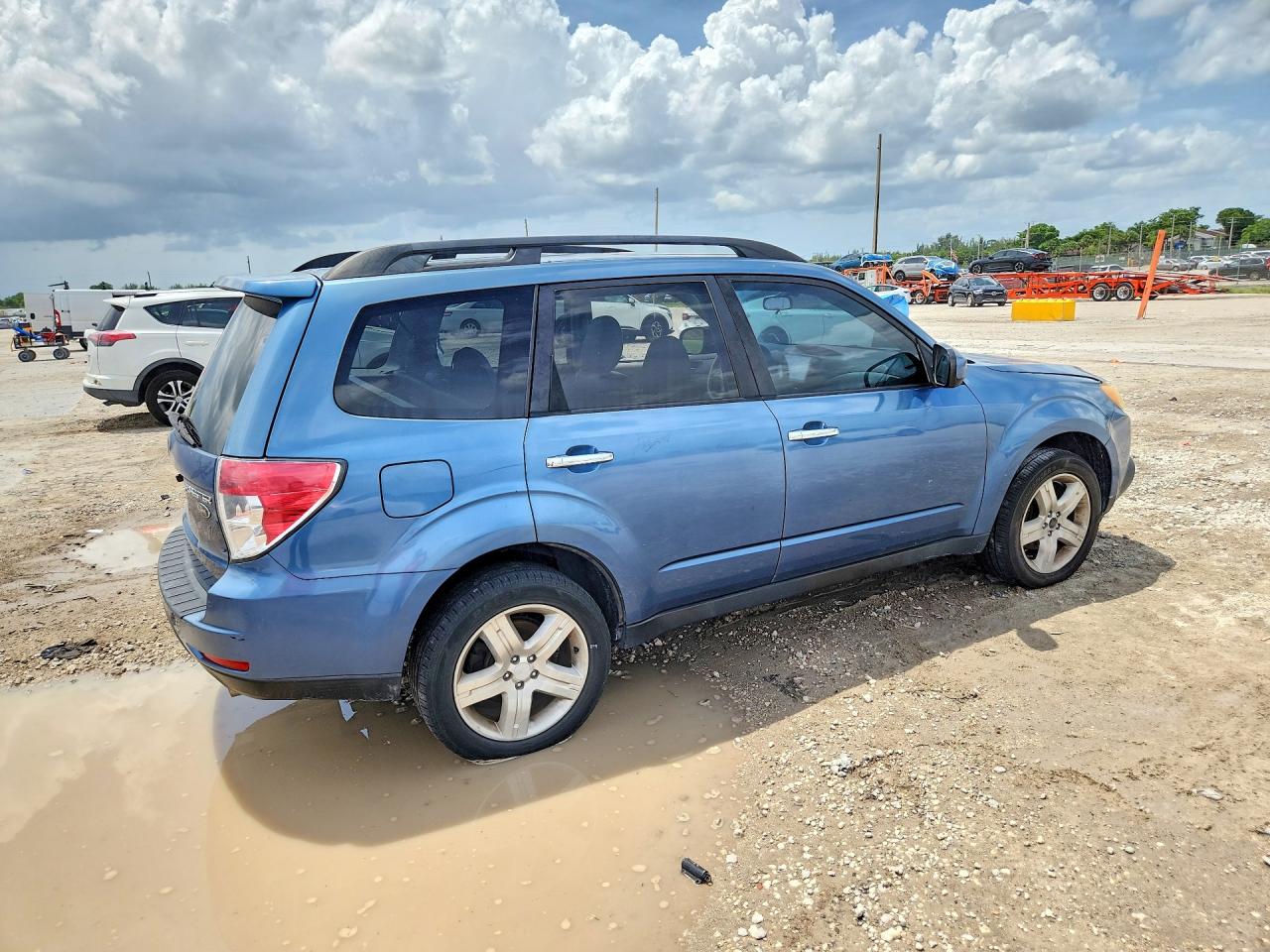 2009 Subaru Forester 2.5x Limited Синий vin: JF2SH64649H709162