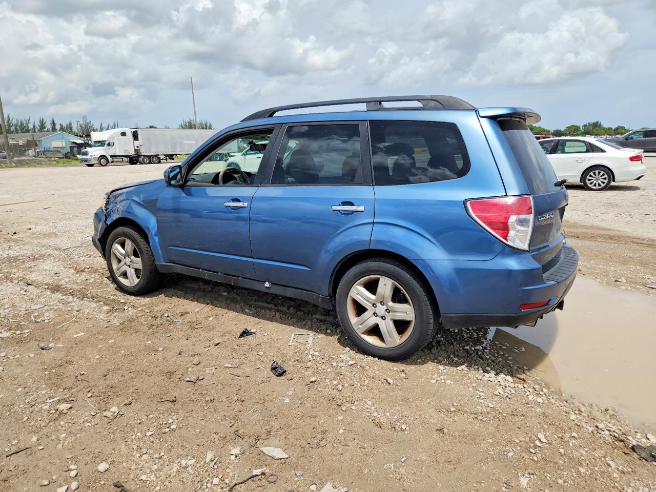 2009 Subaru Forester 2.5x Limited Синий vin: JF2SH64649H709162