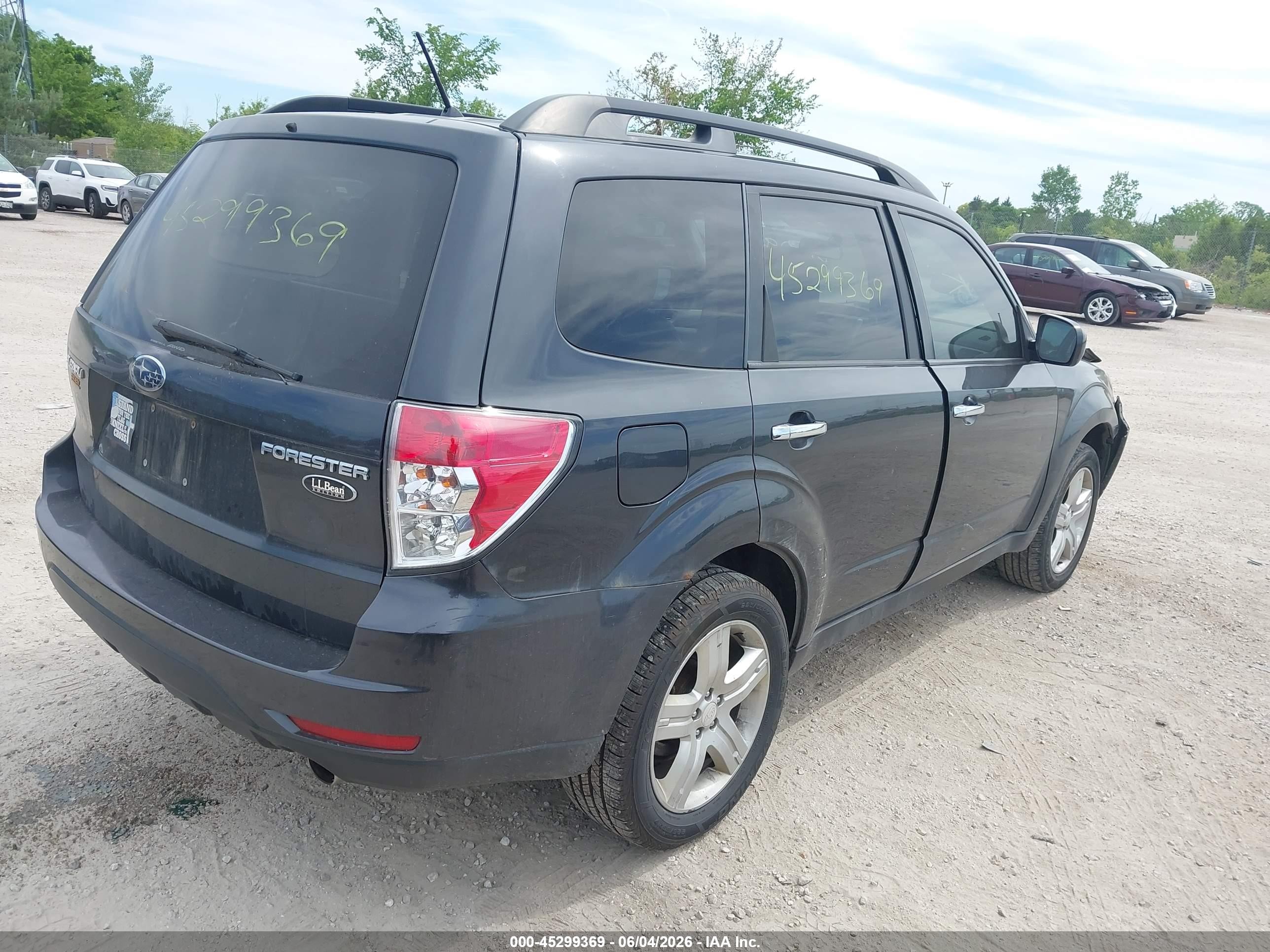 2009 Subaru Forester 2.5x L.l. Bean Edition Серый vin: JF2SH64649H714880