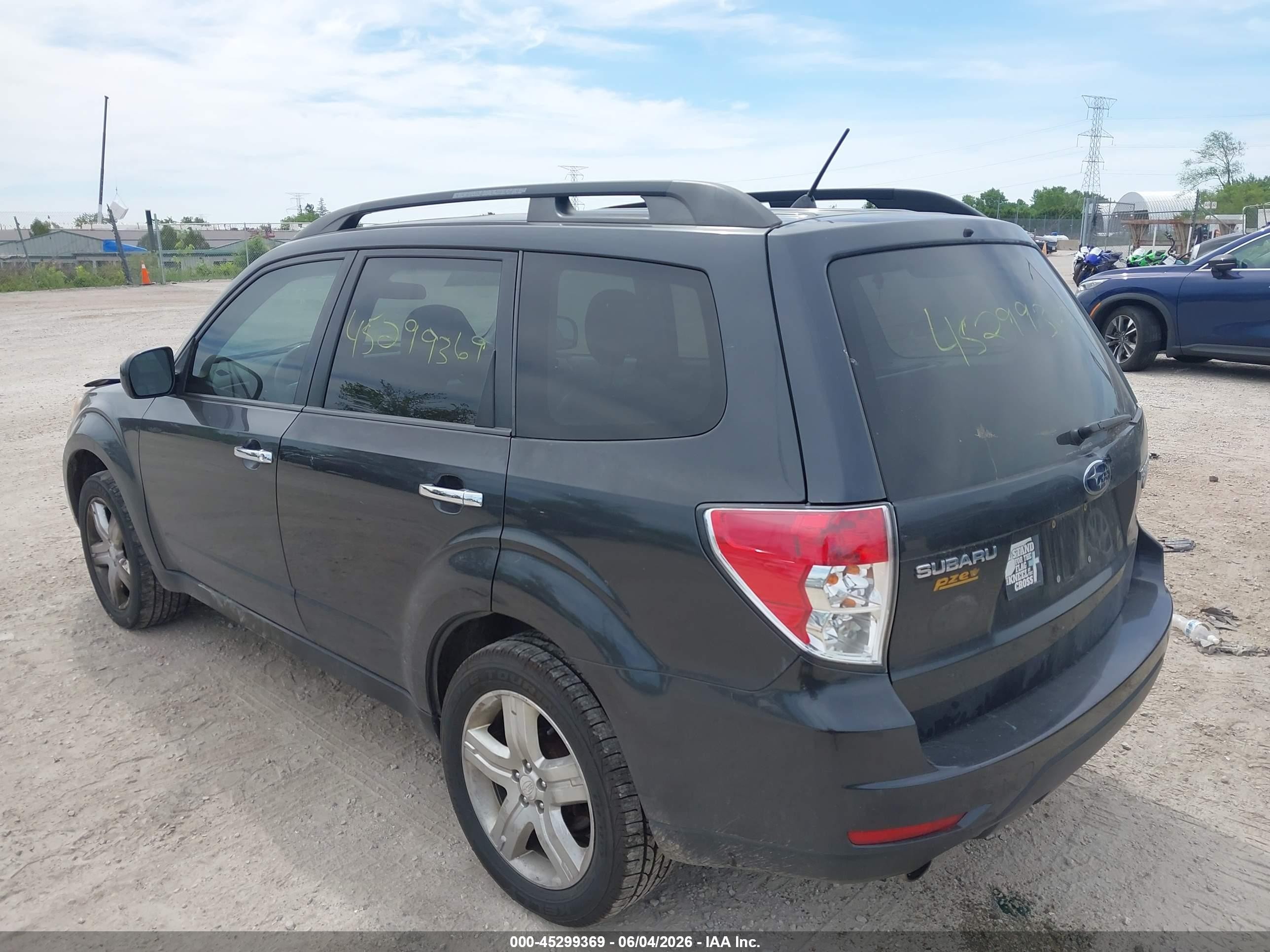 2009 Subaru Forester 2.5x L.l. Bean Edition Серый vin: JF2SH64649H714880