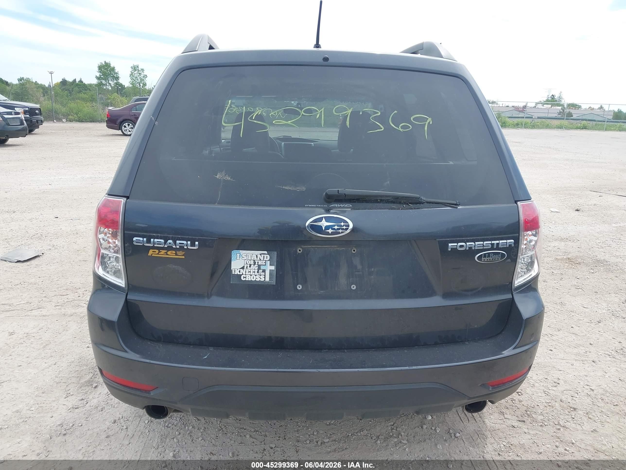 2009 Subaru Forester 2.5x L.l. Bean Edition Серый vin: JF2SH64649H714880