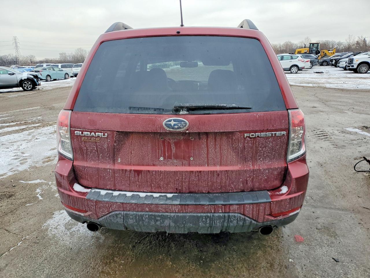 2009 Subaru Forester 2.5x Limited Burgundy vin: JF2SH64649H731386
