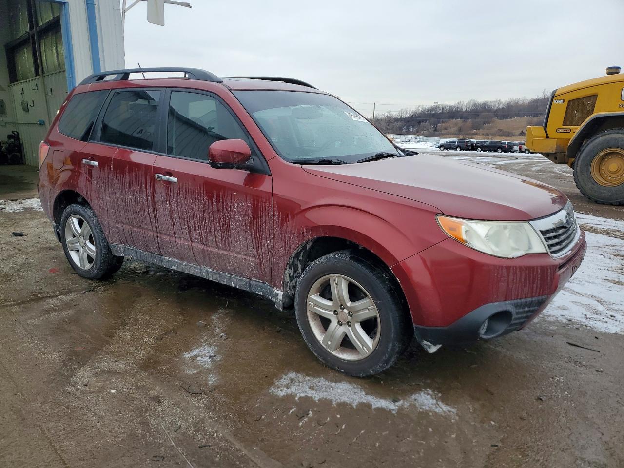 2009 Subaru Forester 2.5x Limited Burgundy vin: JF2SH64649H731386