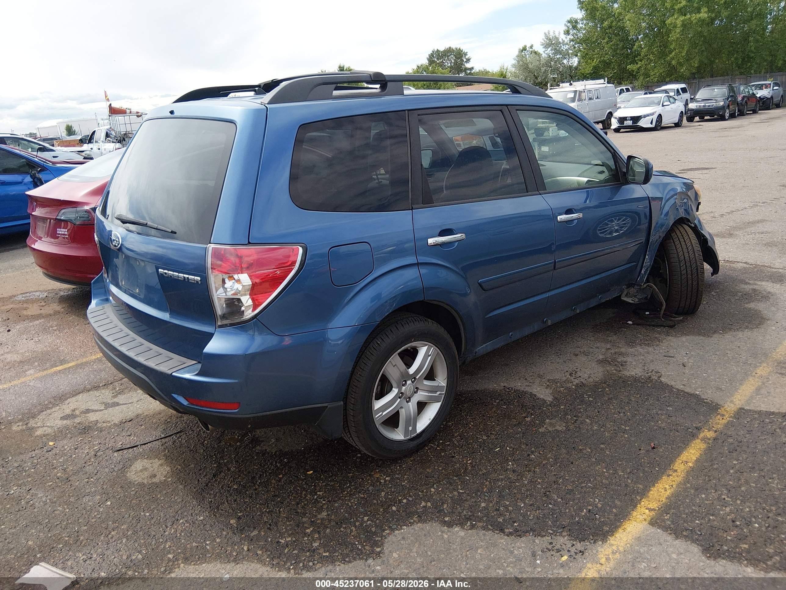 2009 Subaru Forester 2.5x Limited Синий vin: JF2SH64649H753498
