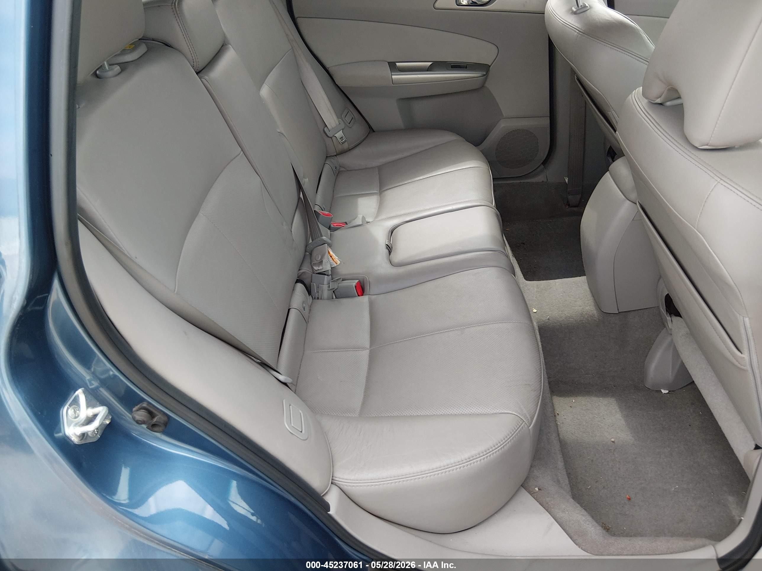 2009 Subaru Forester 2.5x Limited Синий vin: JF2SH64649H753498