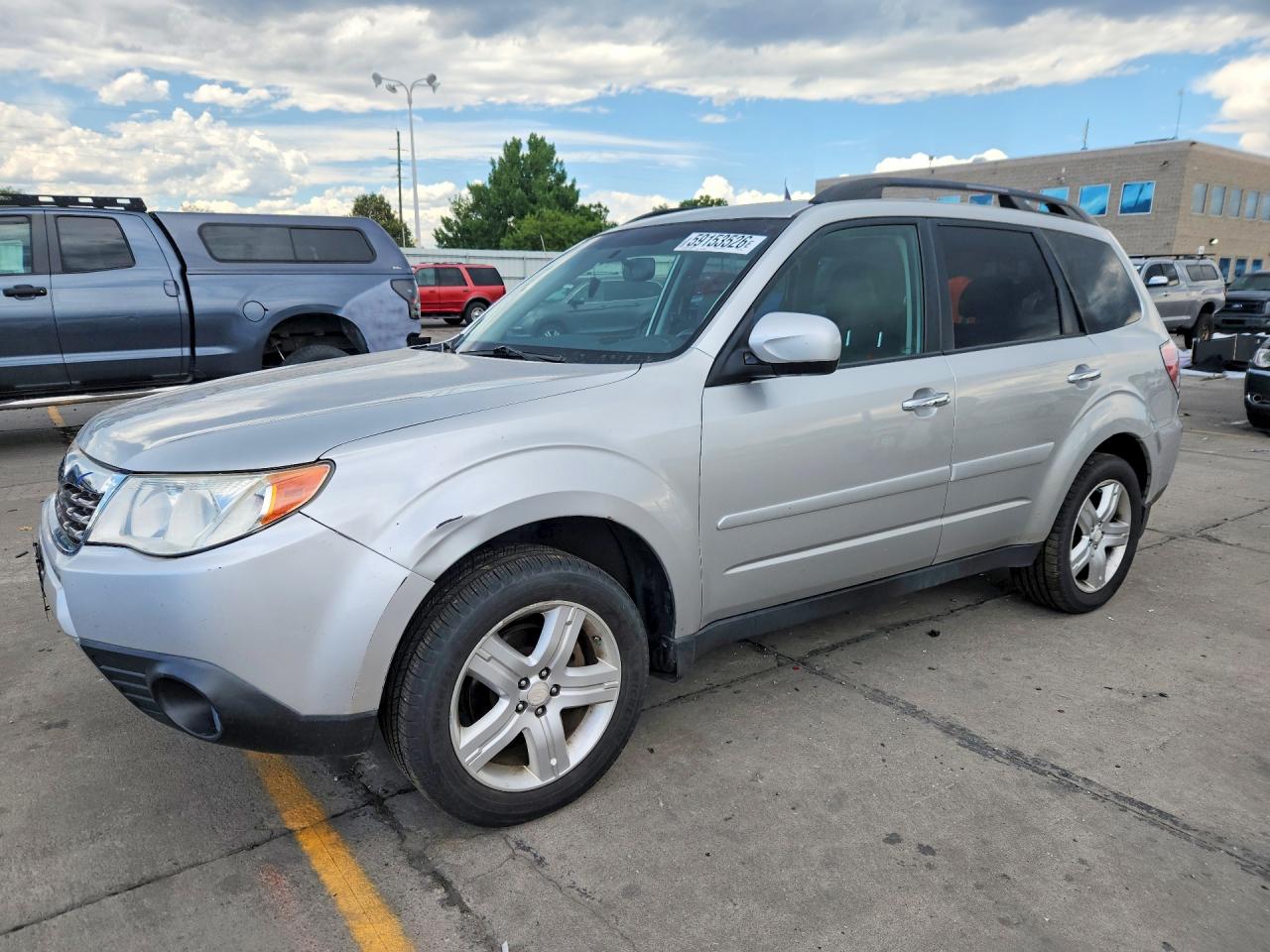 2009 Subaru Forester 2.5x Limited Silver vin: JF2SH64649H765831
