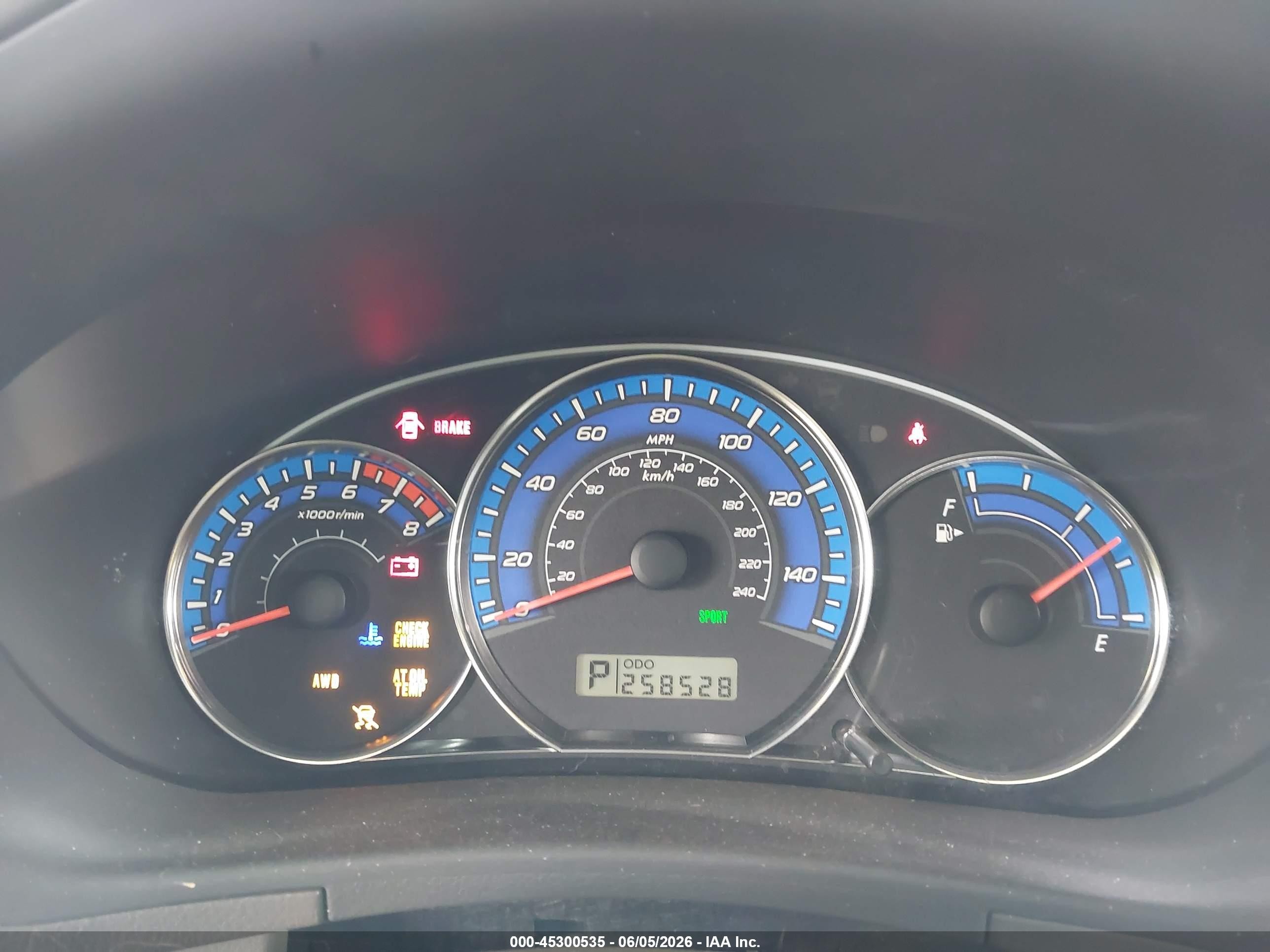 2009 Subaru Forester 2.5x Limited Blue vin: JF2SH64649H794956