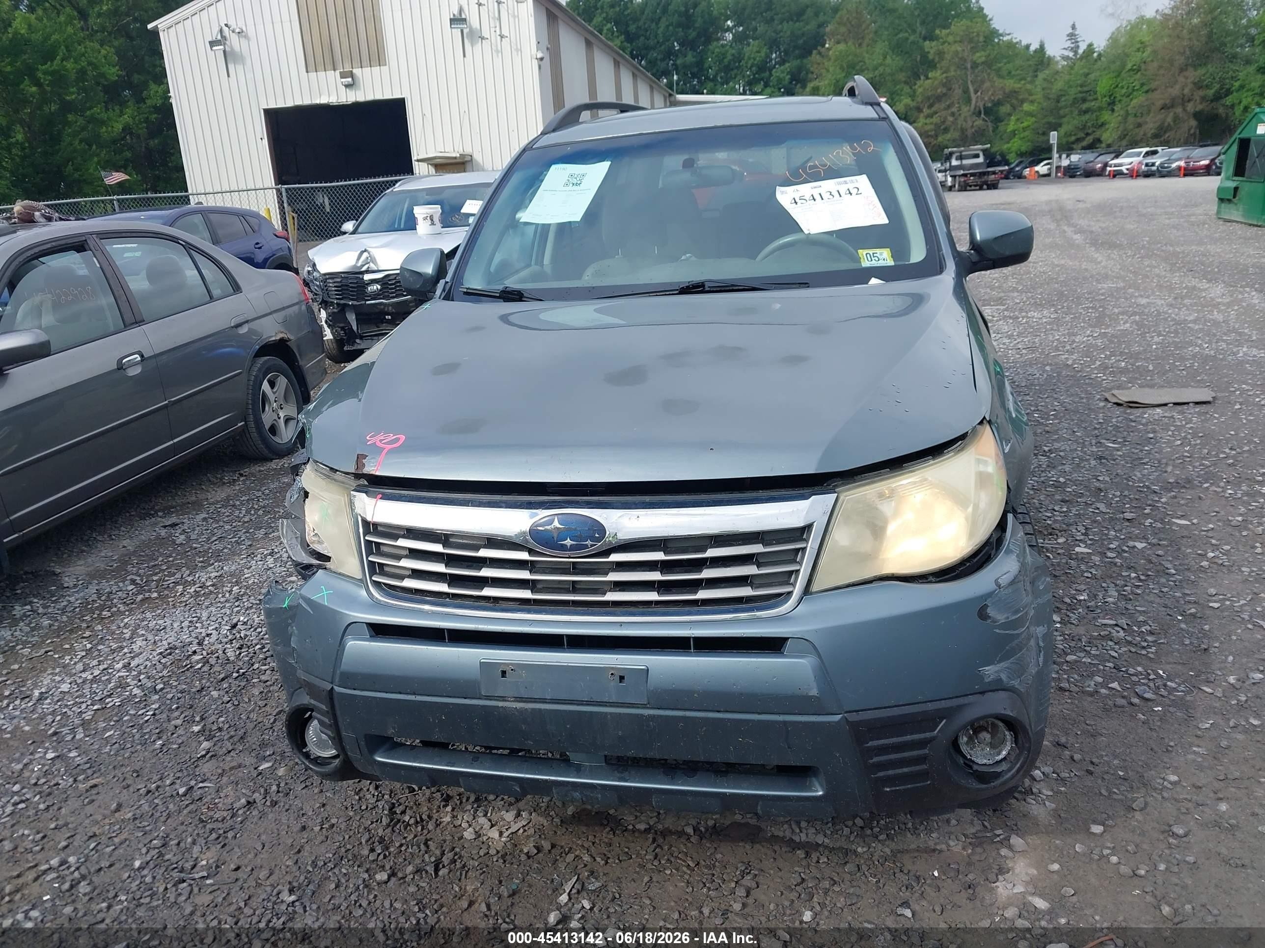 2009 Subaru Forester 2.5x L.l. Bean Edition Teal vin: JF2SH64659H703693