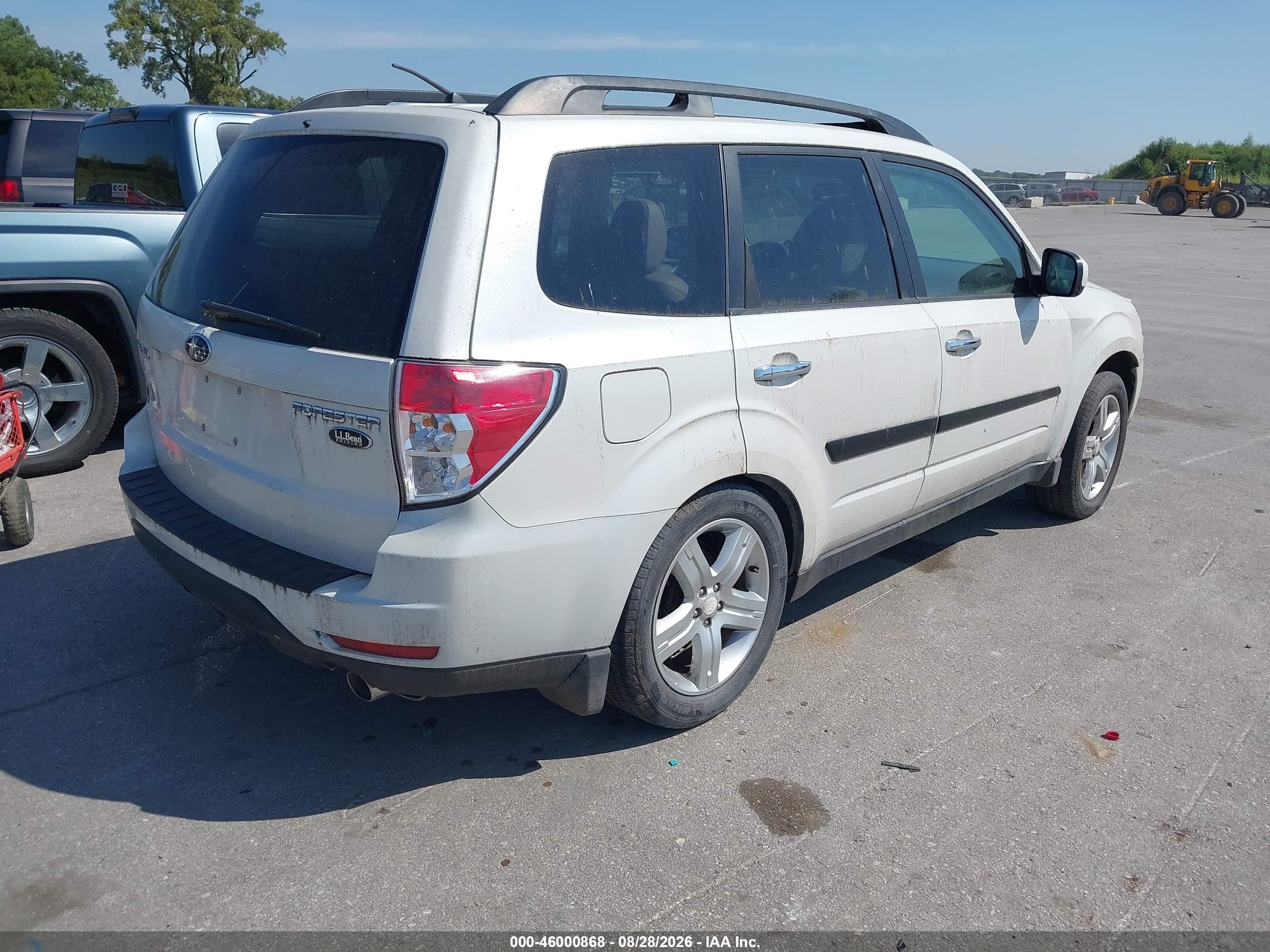 2009 Subaru Forester 2.5x L.l. Bean Edition White vin: JF2SH64659H707453