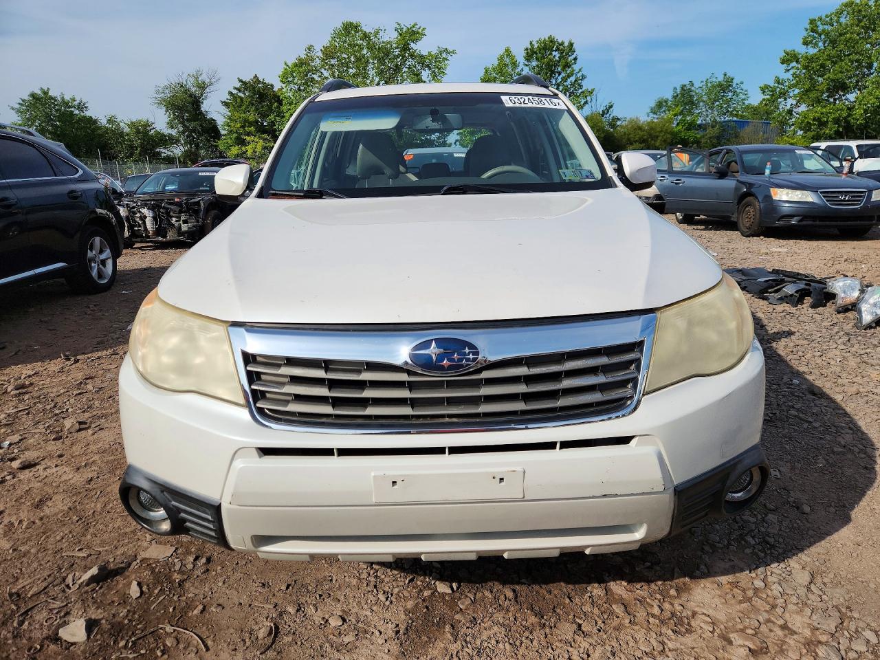 2009 Subaru Forester 2.5x Limited White vin: JF2SH64659H709185