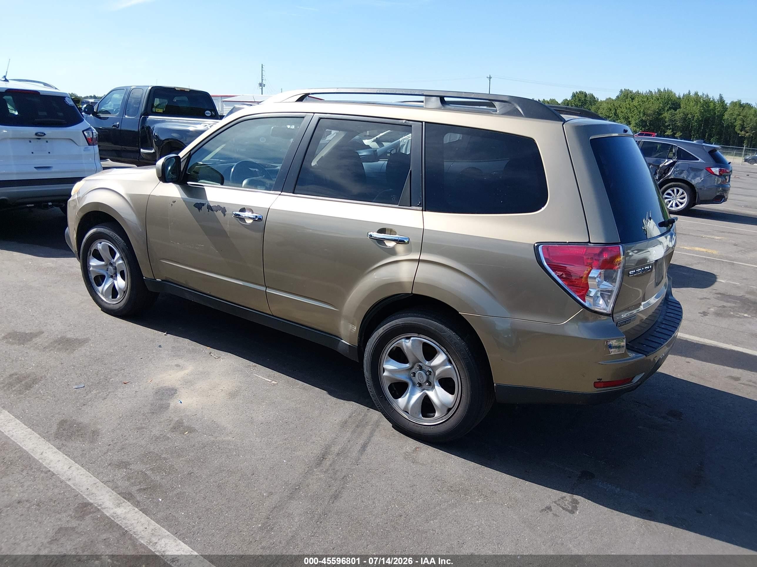 2009 Subaru Forester 2.5x L.l. Bean Edition Gold vin: JF2SH64659H710045