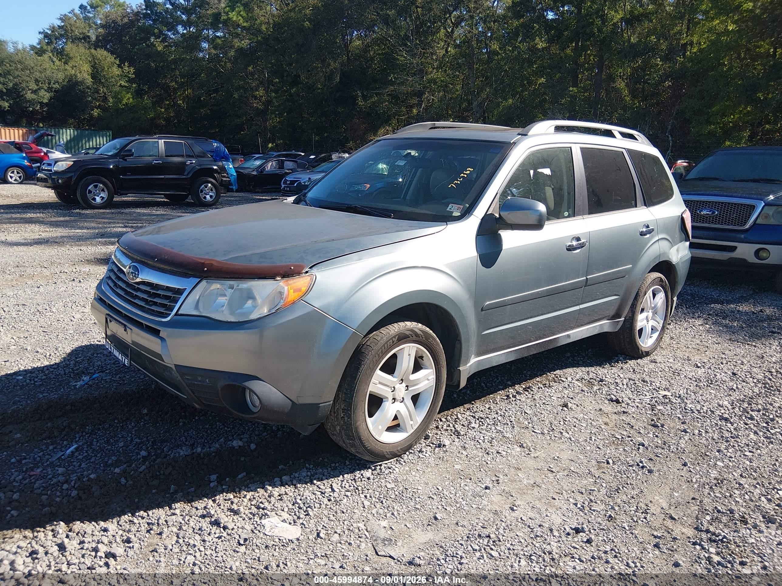 2009 Subaru Forester 2.5x Limited Green vin: JF2SH64659H736368