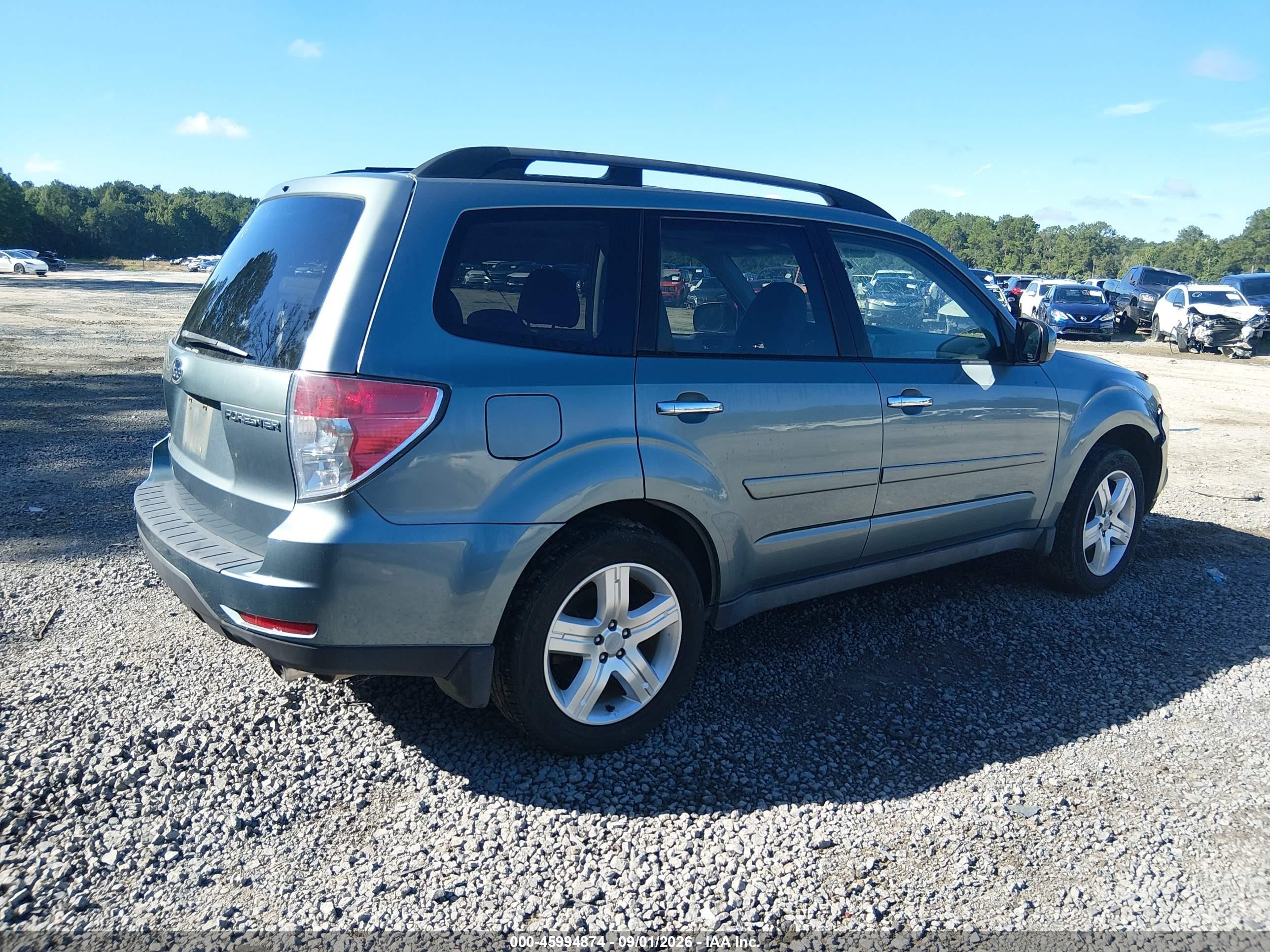2009 Subaru Forester 2.5x Limited Green vin: JF2SH64659H736368