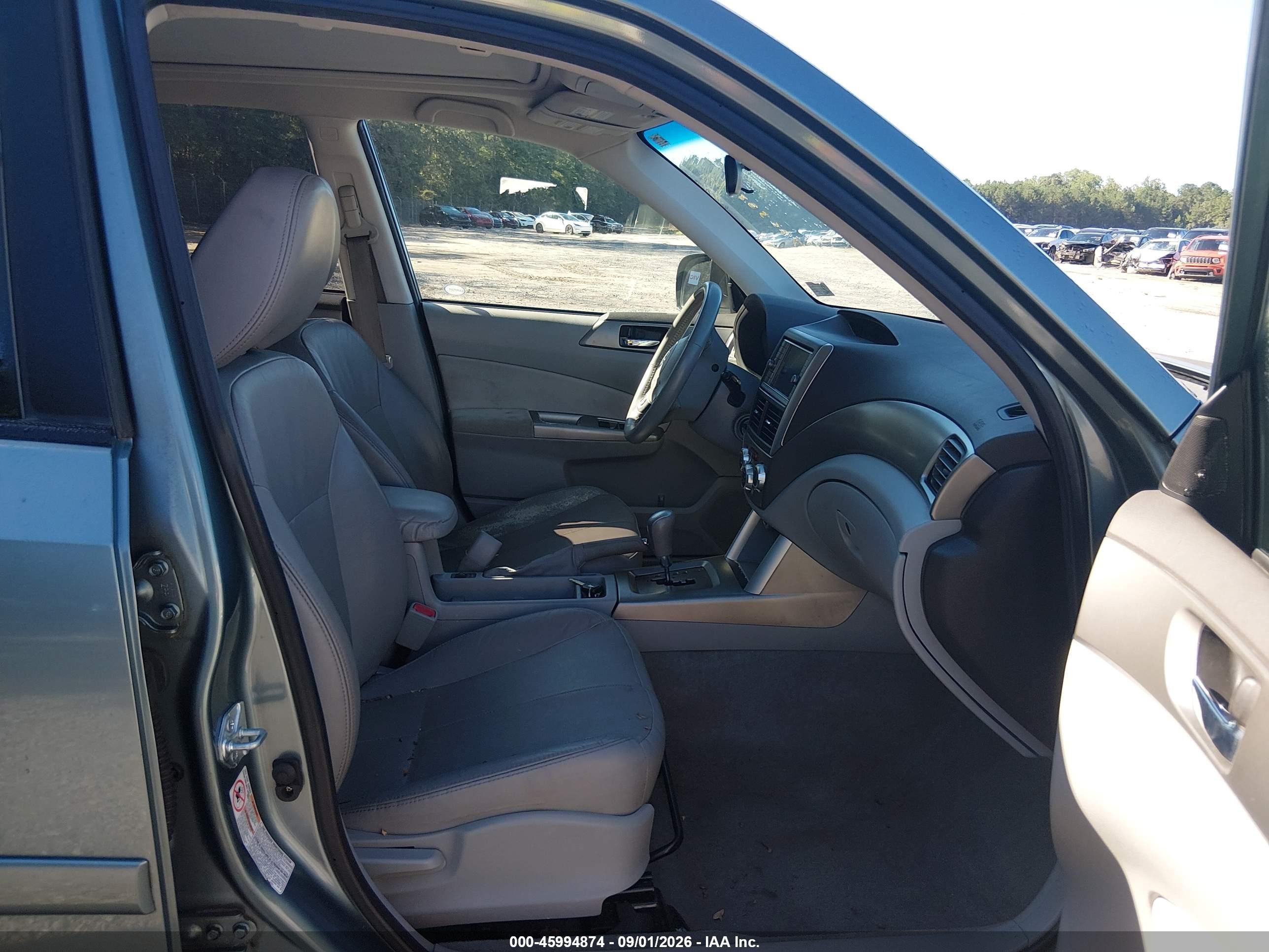 2009 Subaru Forester 2.5x Limited Green vin: JF2SH64659H736368