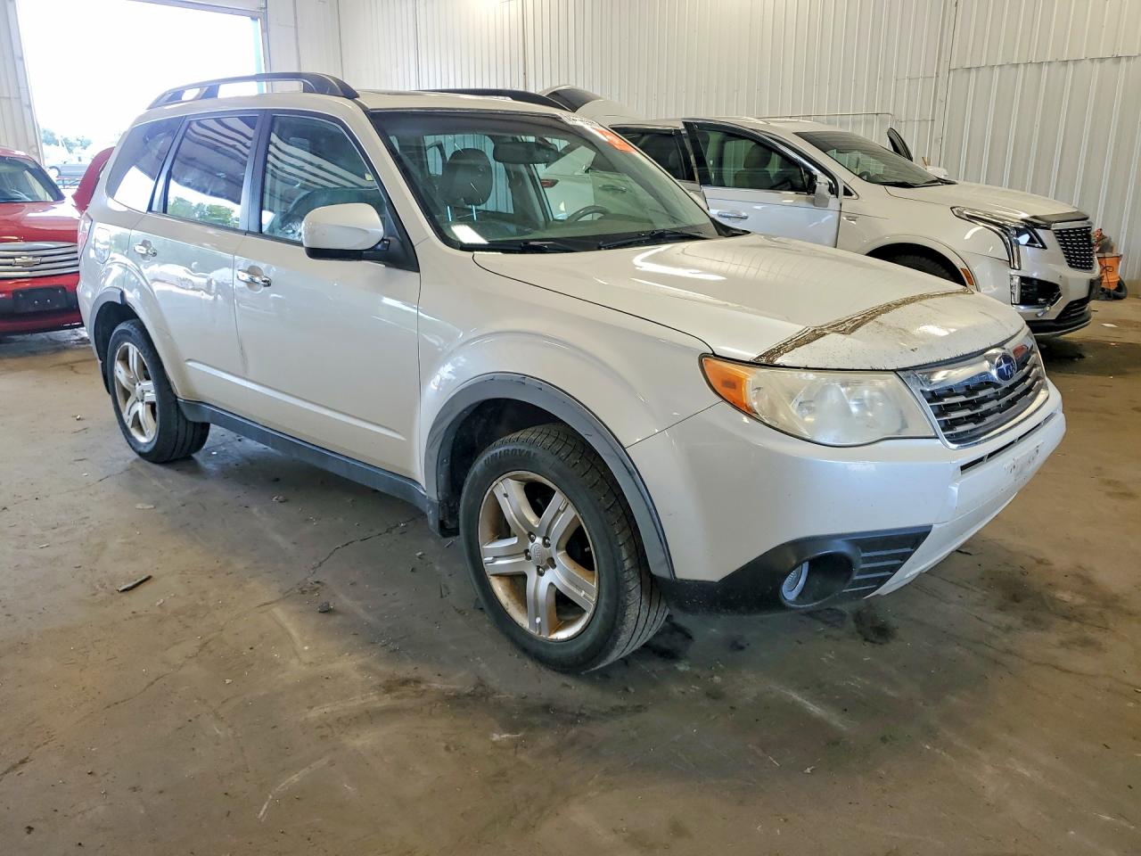 2009 Subaru Forester 2.5x Limited White vin: JF2SH64659H774344