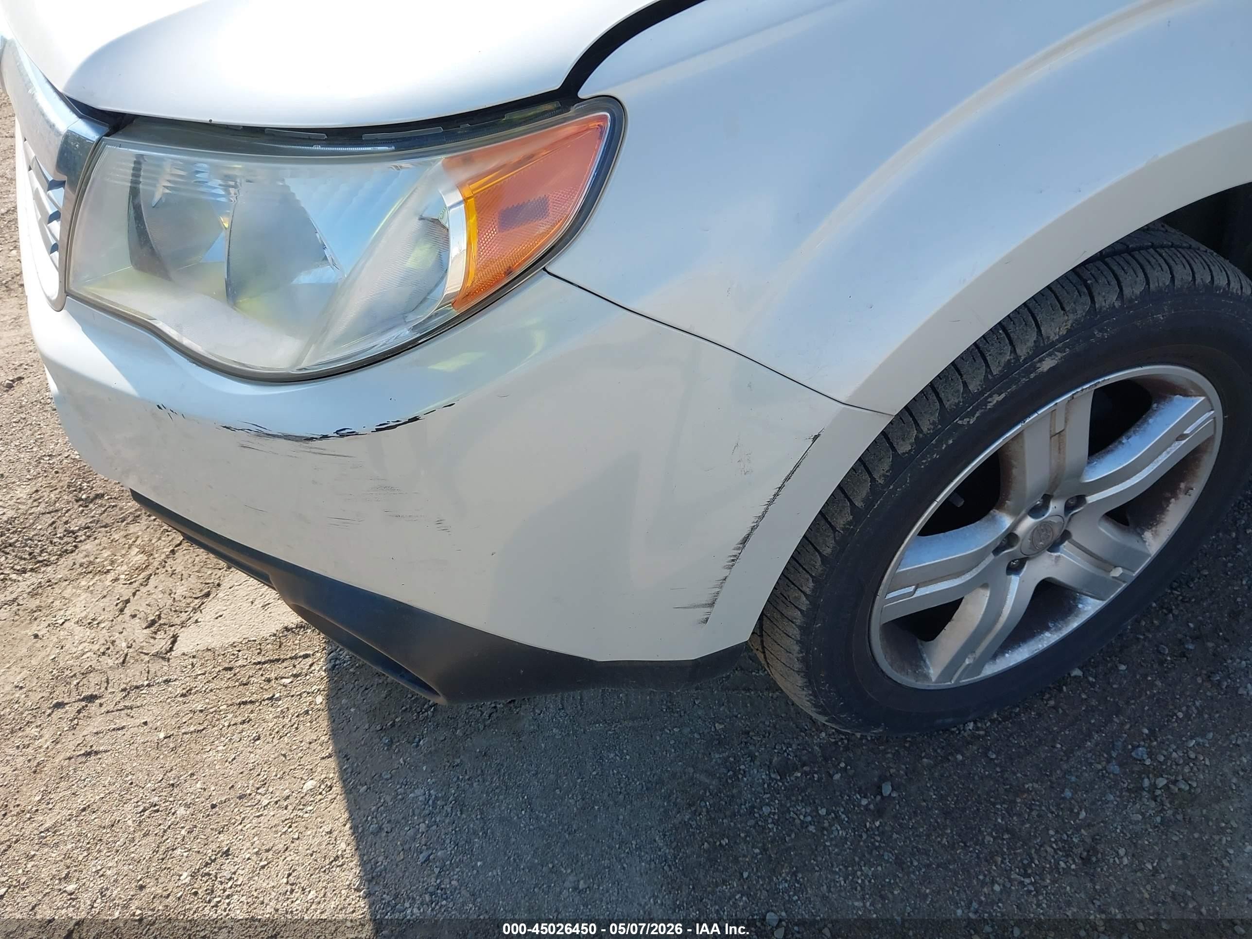 2009 Subaru Forester 2.5x Limited White vin: JF2SH64669H718686