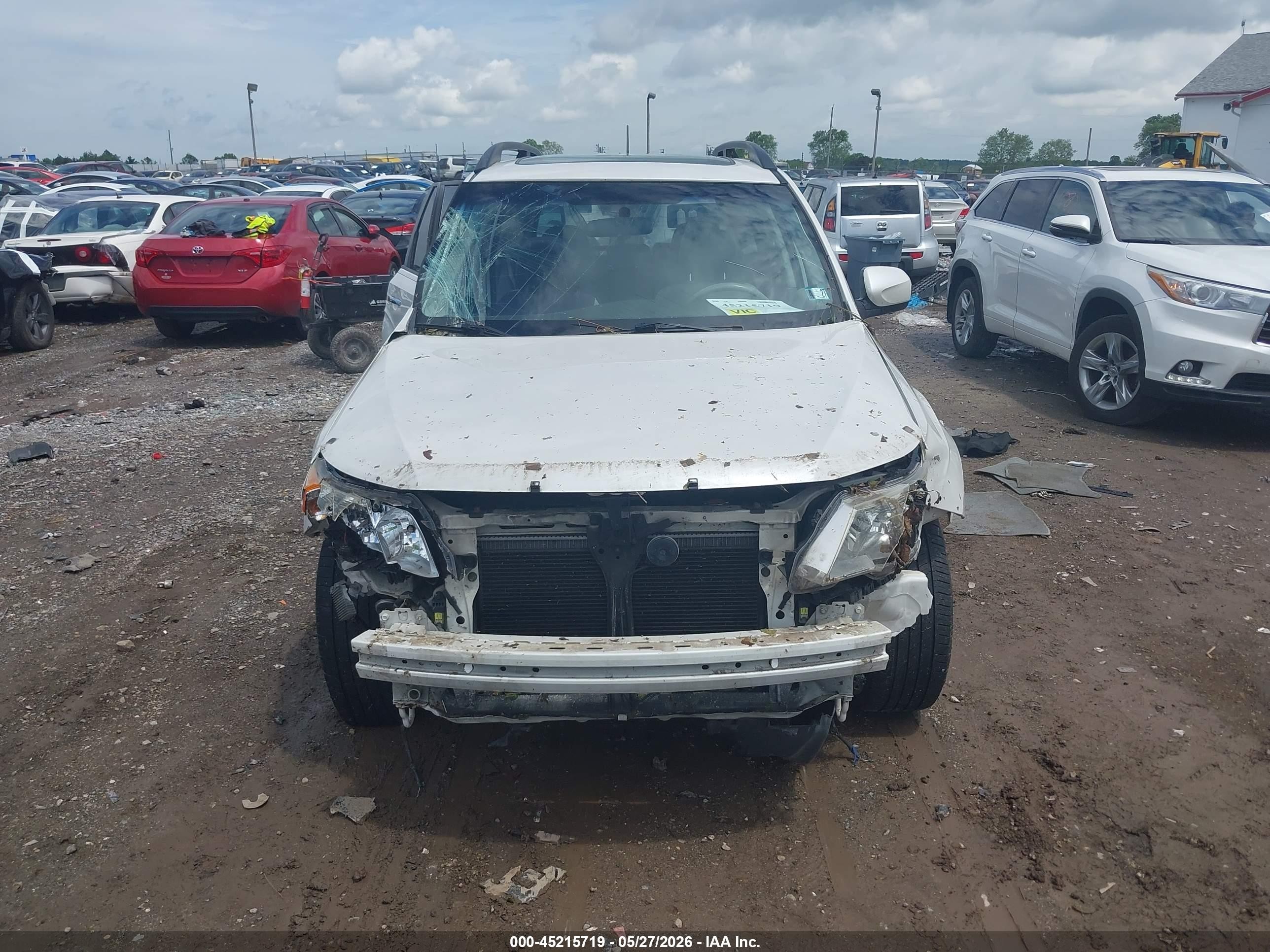 2009 Subaru Forester 2.5x Limited White vin: JF2SH64669H725055