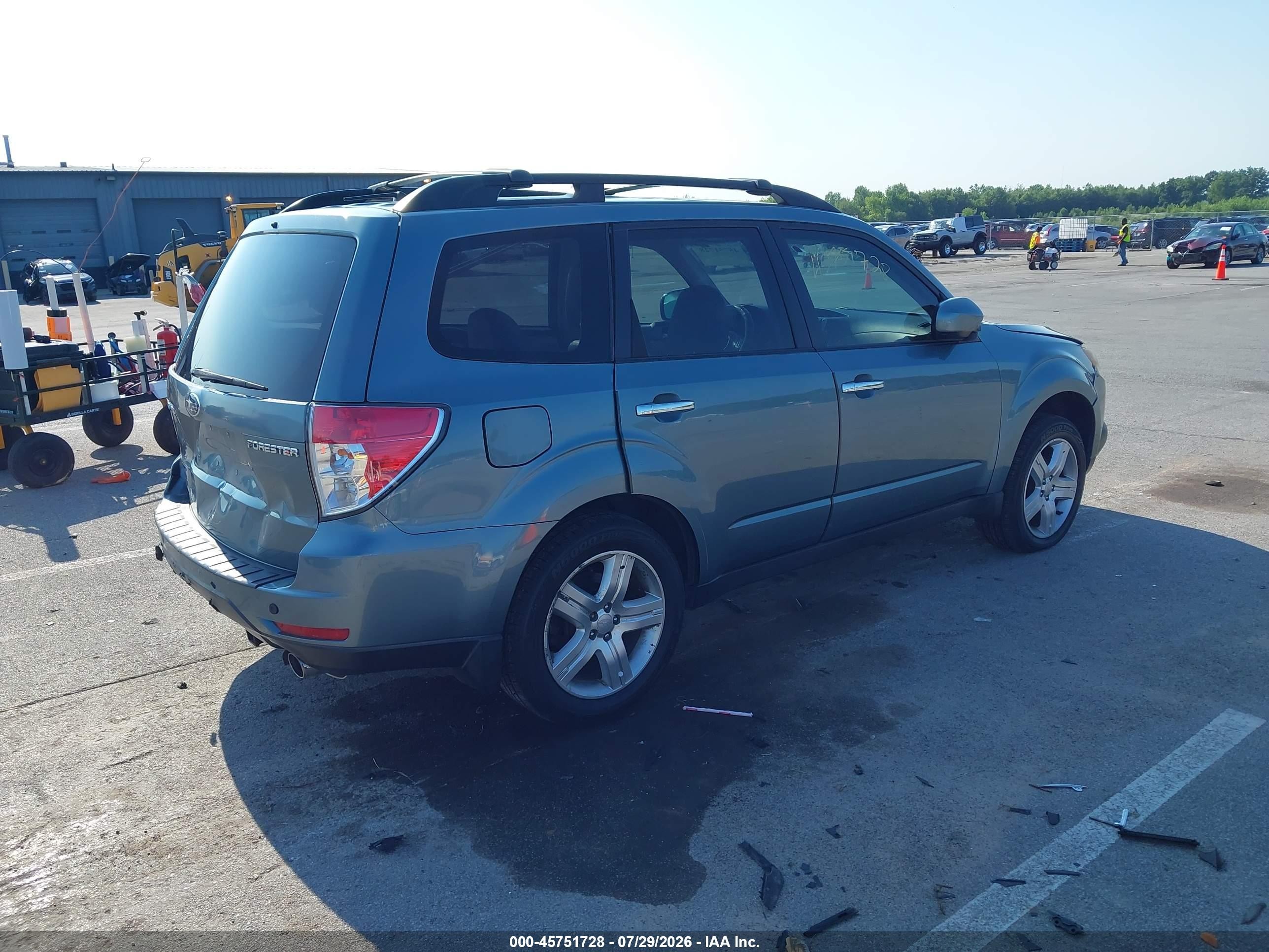 2009 Subaru Forester 2.5x Limited Teal vin: JF2SH64669H782419