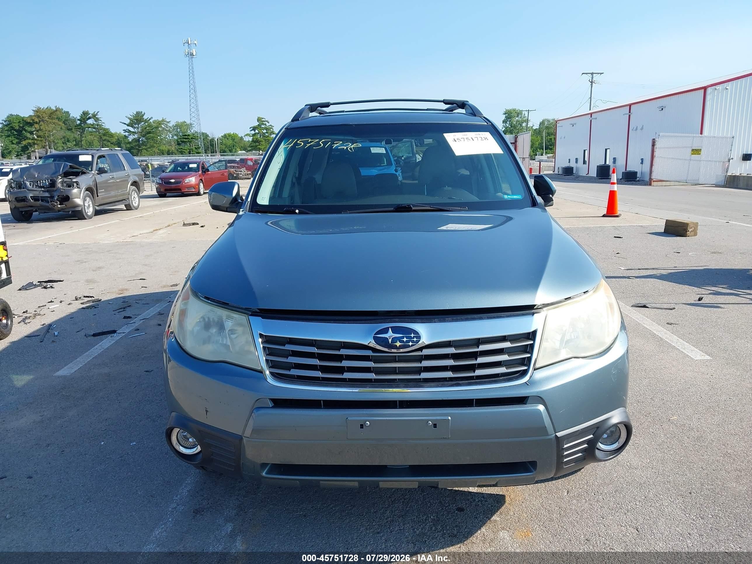 2009 Subaru Forester 2.5x Limited Teal vin: JF2SH64669H782419