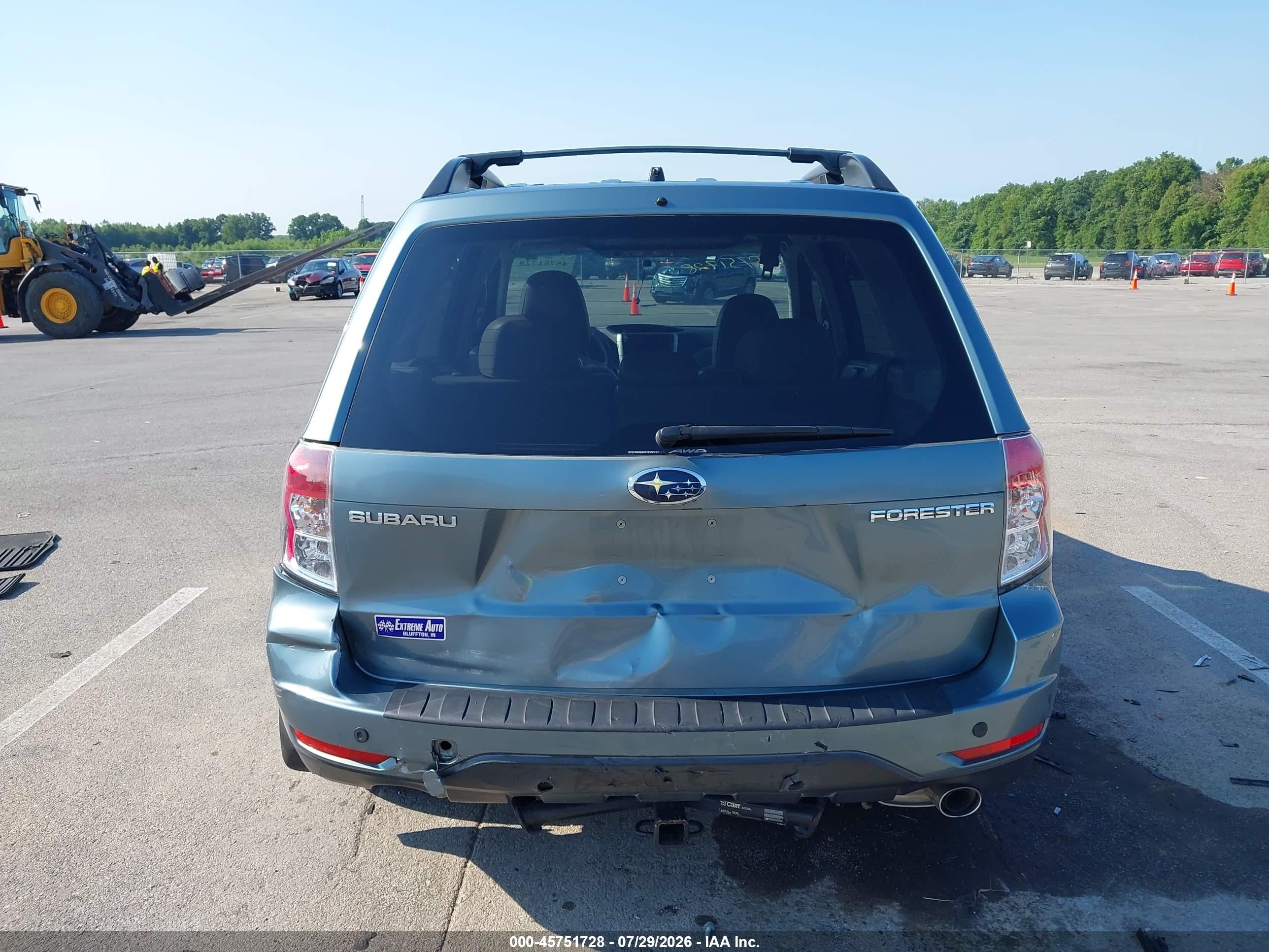 2009 Subaru Forester 2.5x Limited Teal vin: JF2SH64669H782419