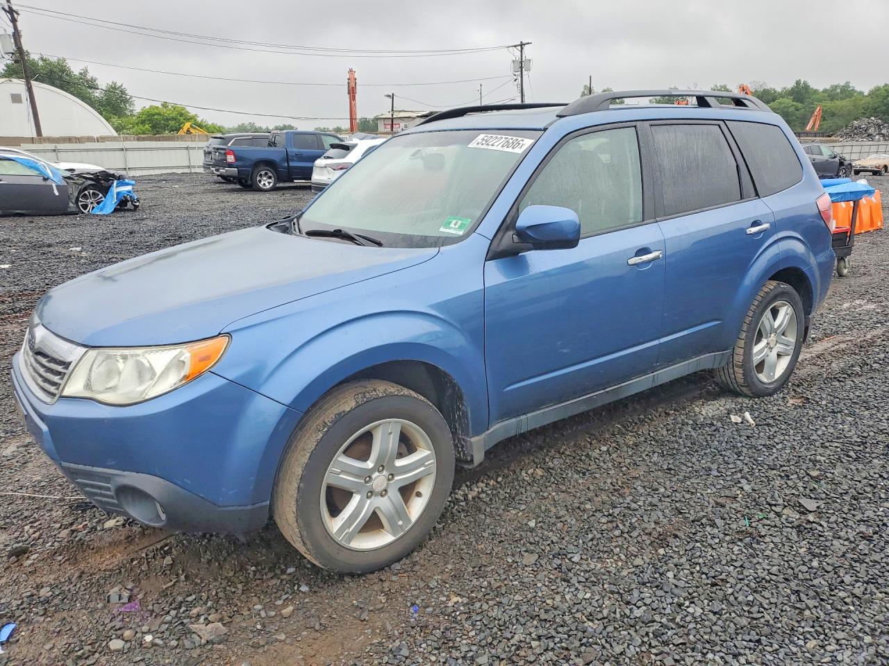 2009 Subaru Forester Blue vin: JF2SH64679H705381