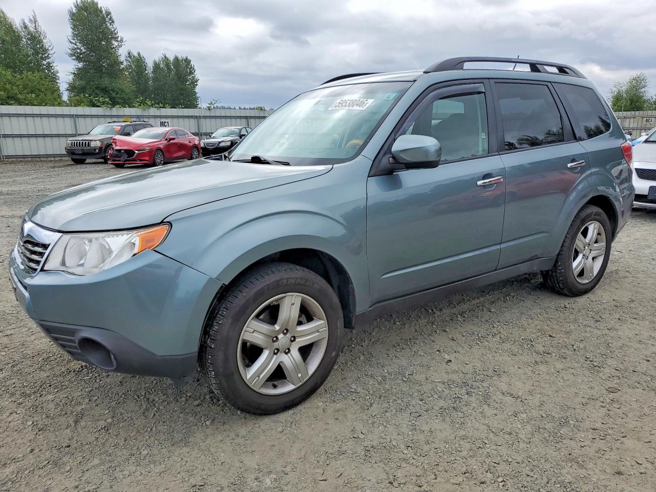 2009 Subaru Forester 2.5x Limited Blue vin: JF2SH64679H754080