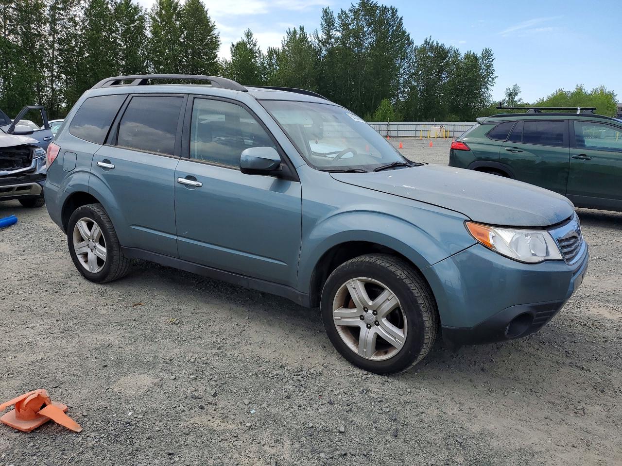 2009 Subaru Forester 2.5x Limited Blue vin: JF2SH64679H757254