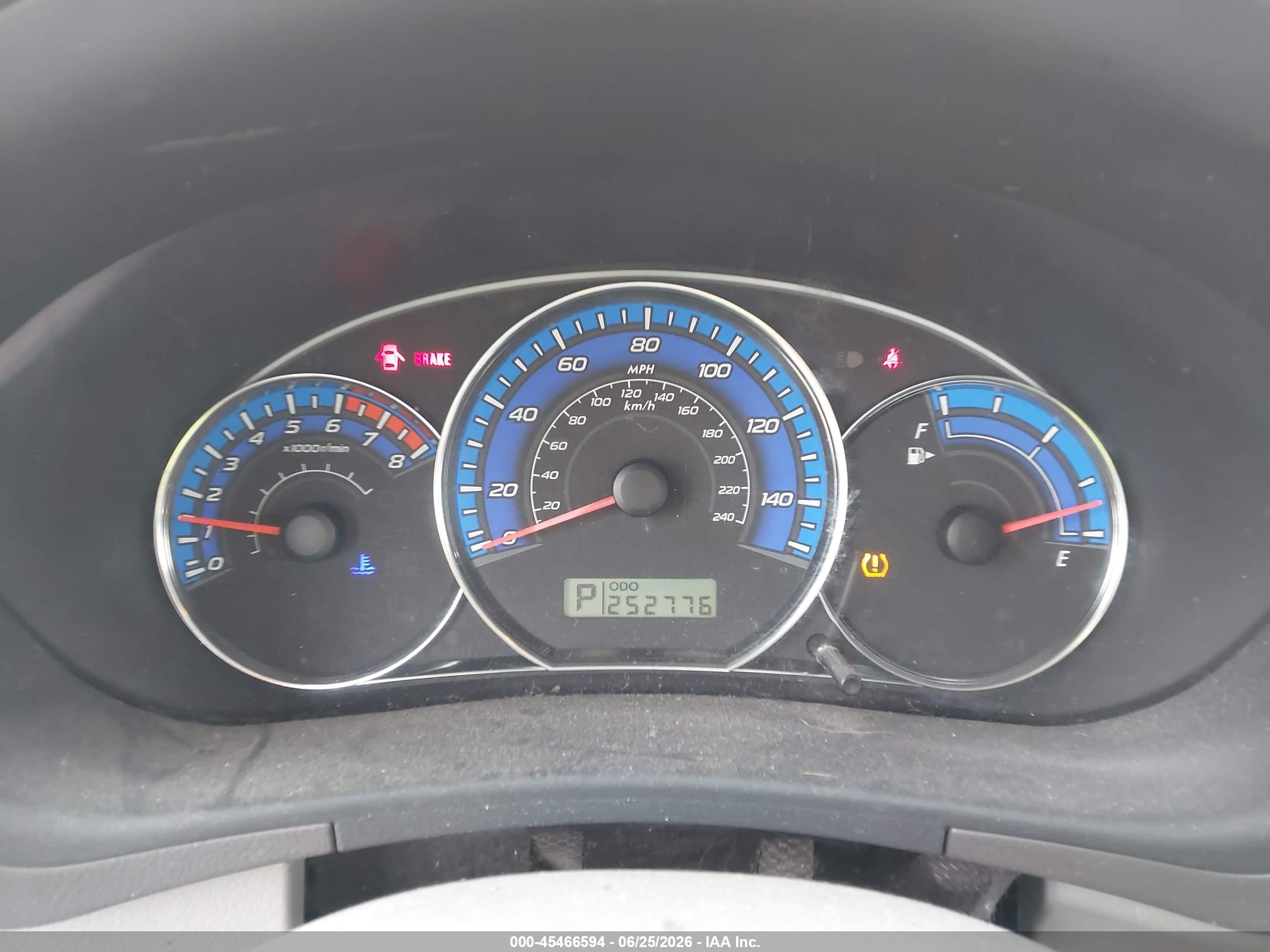 2009 Subaru Forester 2.5x Limited Blue vin: JF2SH64679H777214