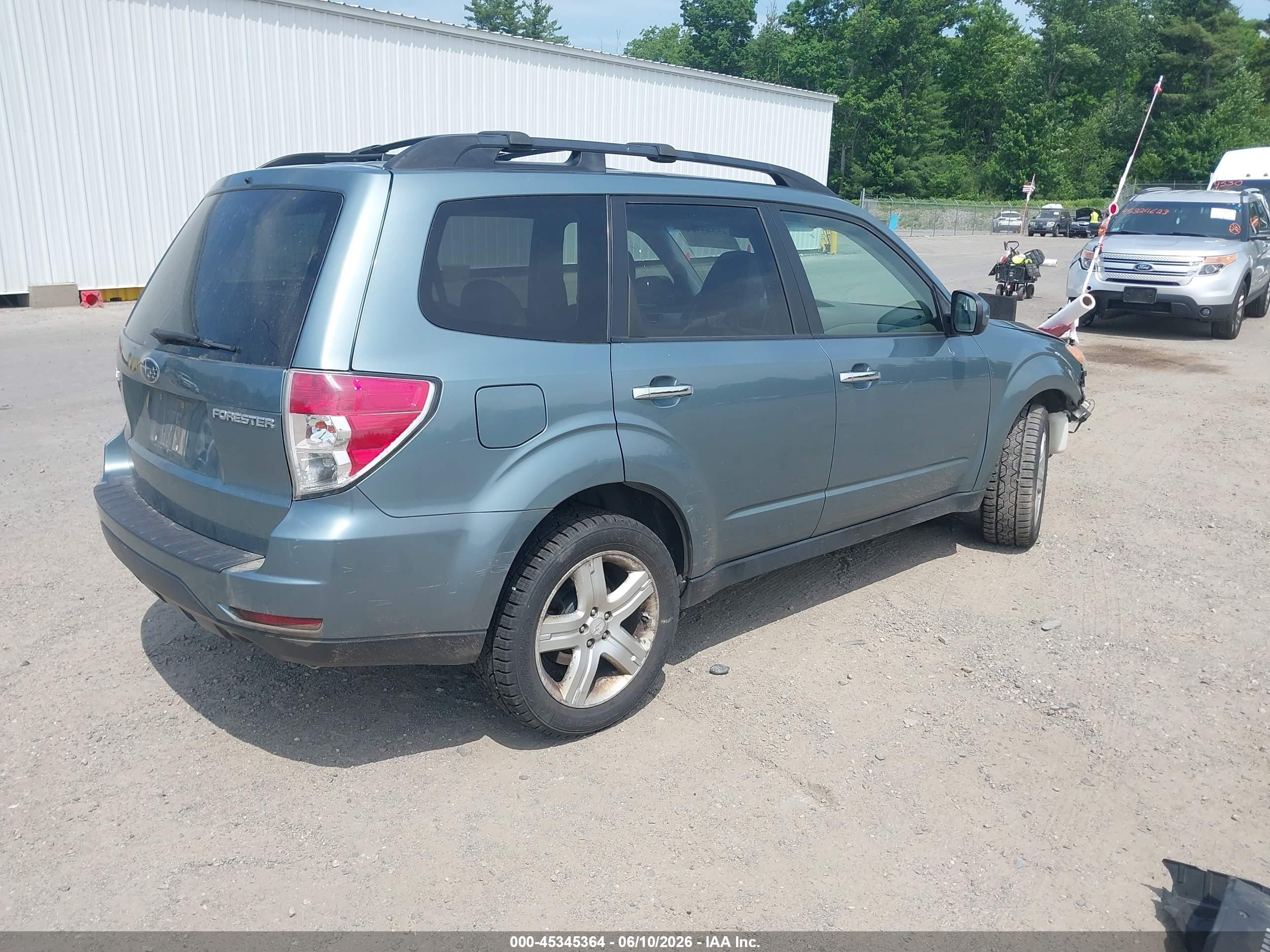 2009 Subaru Forester 2.5x Limited Light Blue vin: JF2SH64689H736798