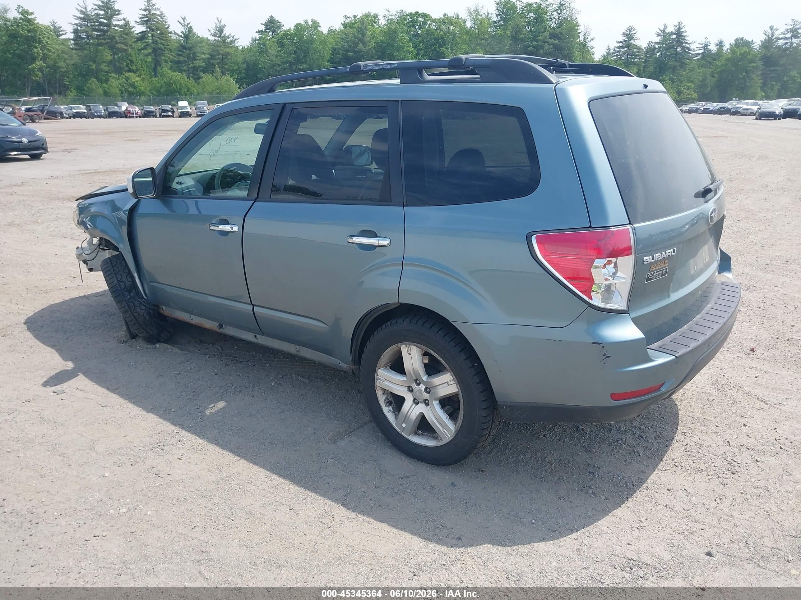 2009 Subaru Forester 2.5x Limited Light Blue vin: JF2SH64689H736798