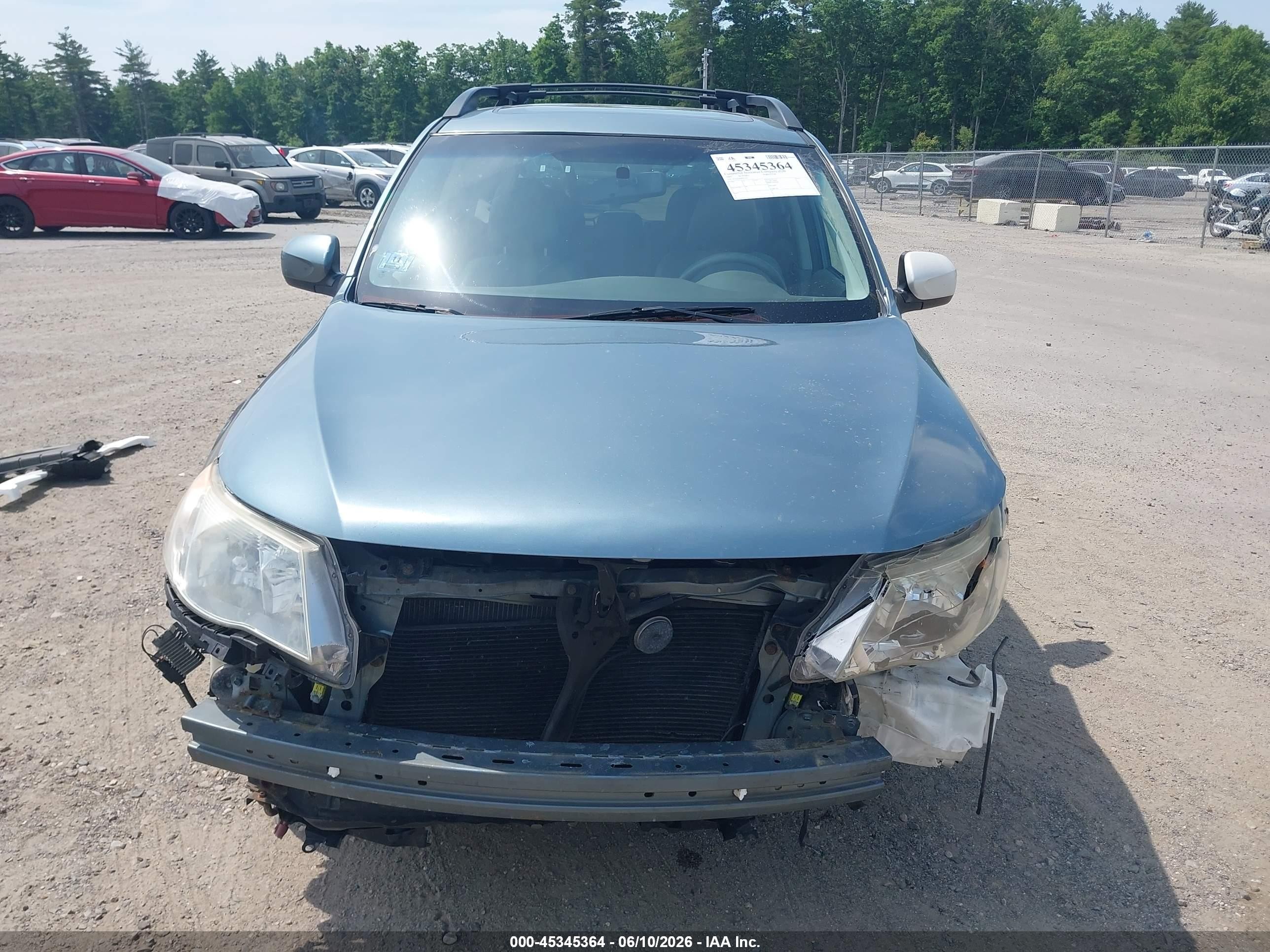 2009 Subaru Forester 2.5x Limited Light Blue vin: JF2SH64689H736798
