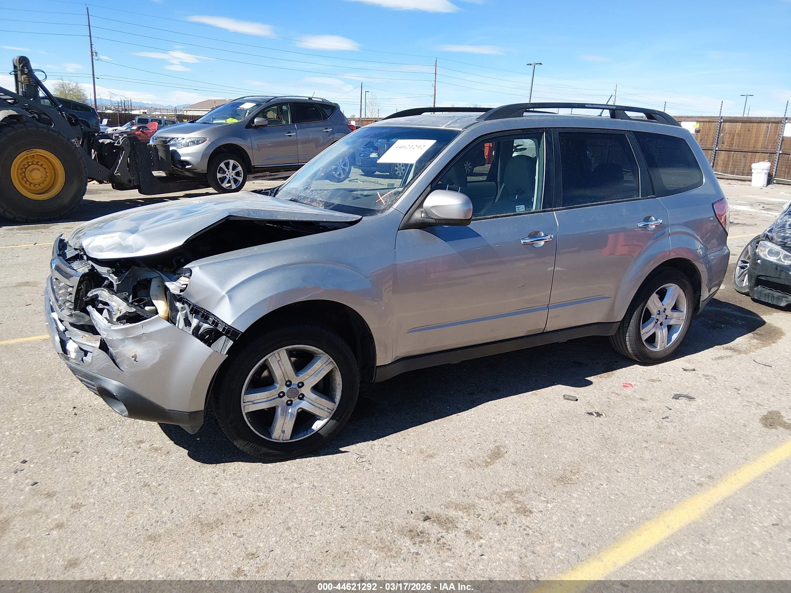 2009 Subaru Forester 2.5x Limited Silver vin: JF2SH64689H768215