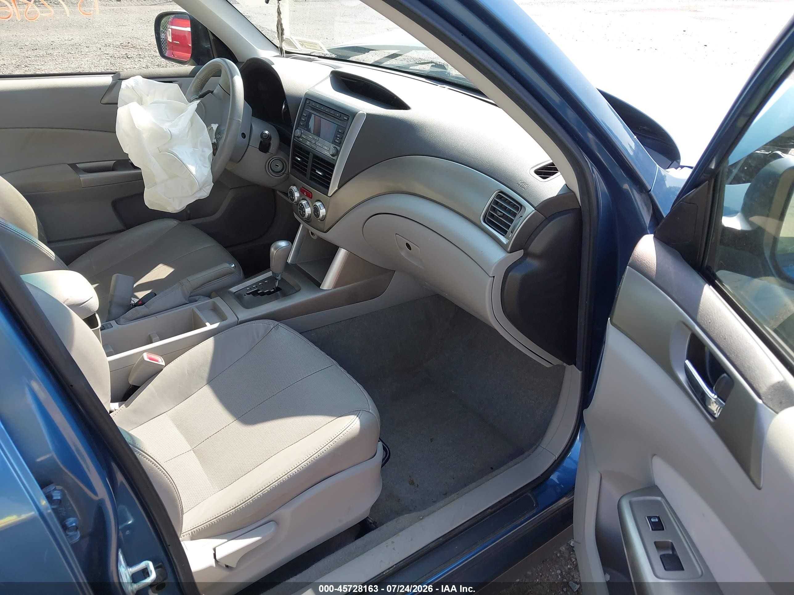 2009 Subaru Forester 2.5x Limited Синий vin: JF2SH64689H774595