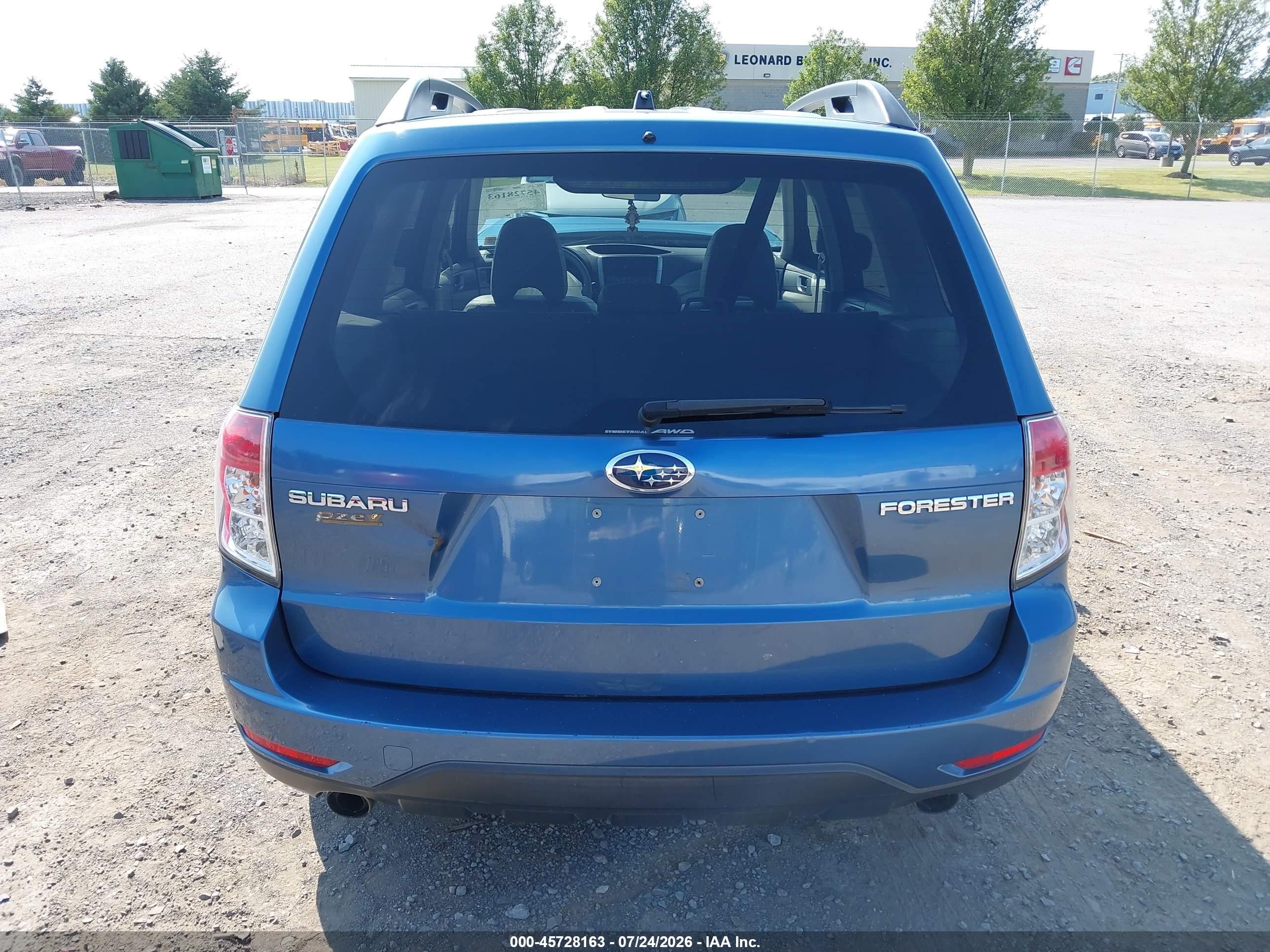 2009 Subaru Forester 2.5x Limited Синий vin: JF2SH64689H774595