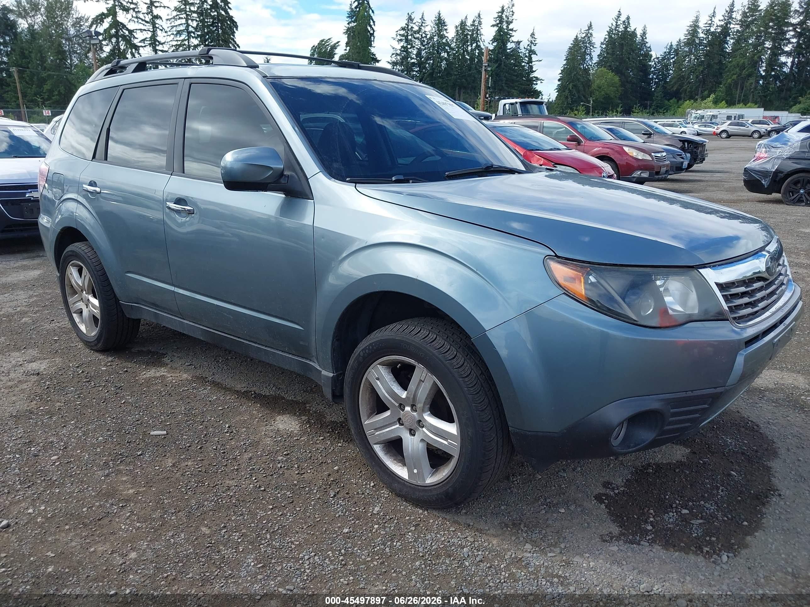 2009 Subaru Forester 2.5x L.l. Bean Edition Teal vin: JF2SH64699H709674