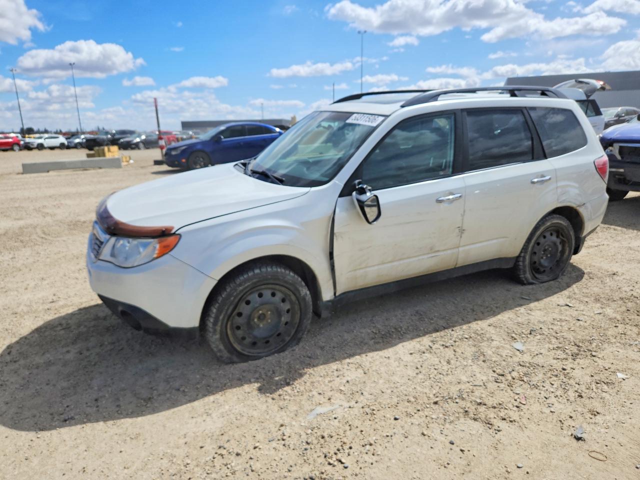 2009 Subaru Forester 2.5x Limited White vin: JF2SH64699H724272