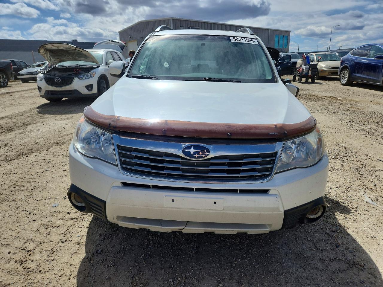 2009 Subaru Forester 2.5x Limited White vin: JF2SH64699H724272