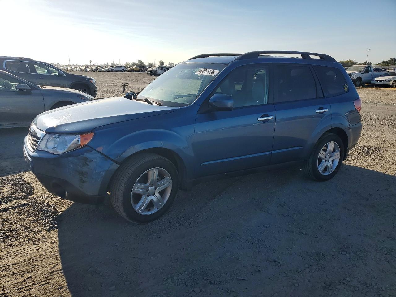 2009 Subaru Forester 2.5x Limited Blue vin: JF2SH64699H776873