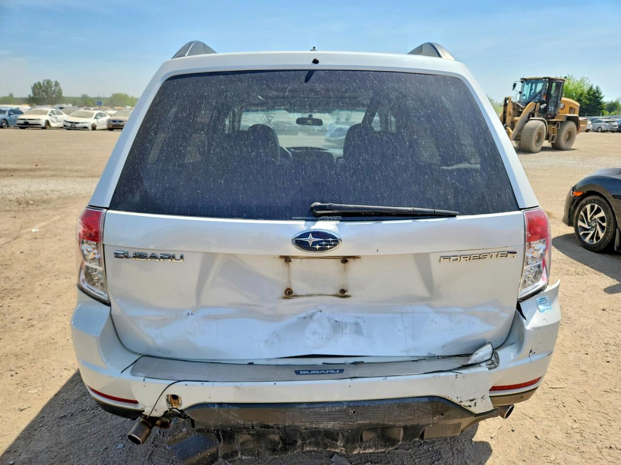 2009 Subaru Forester White vin: JF2SH646X9H789602