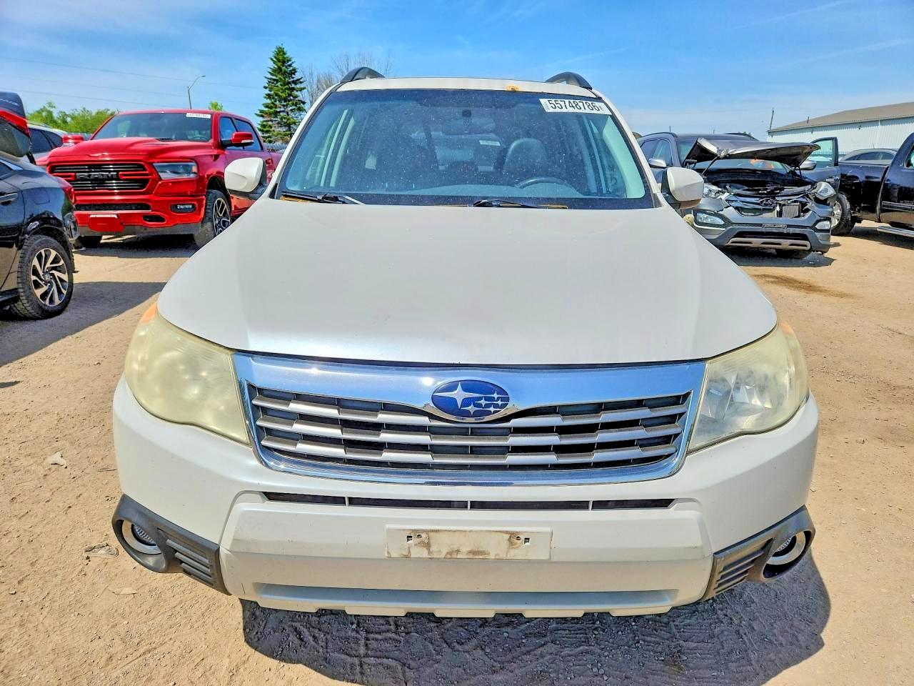 2009 Subaru Forester White vin: JF2SH646X9H789602