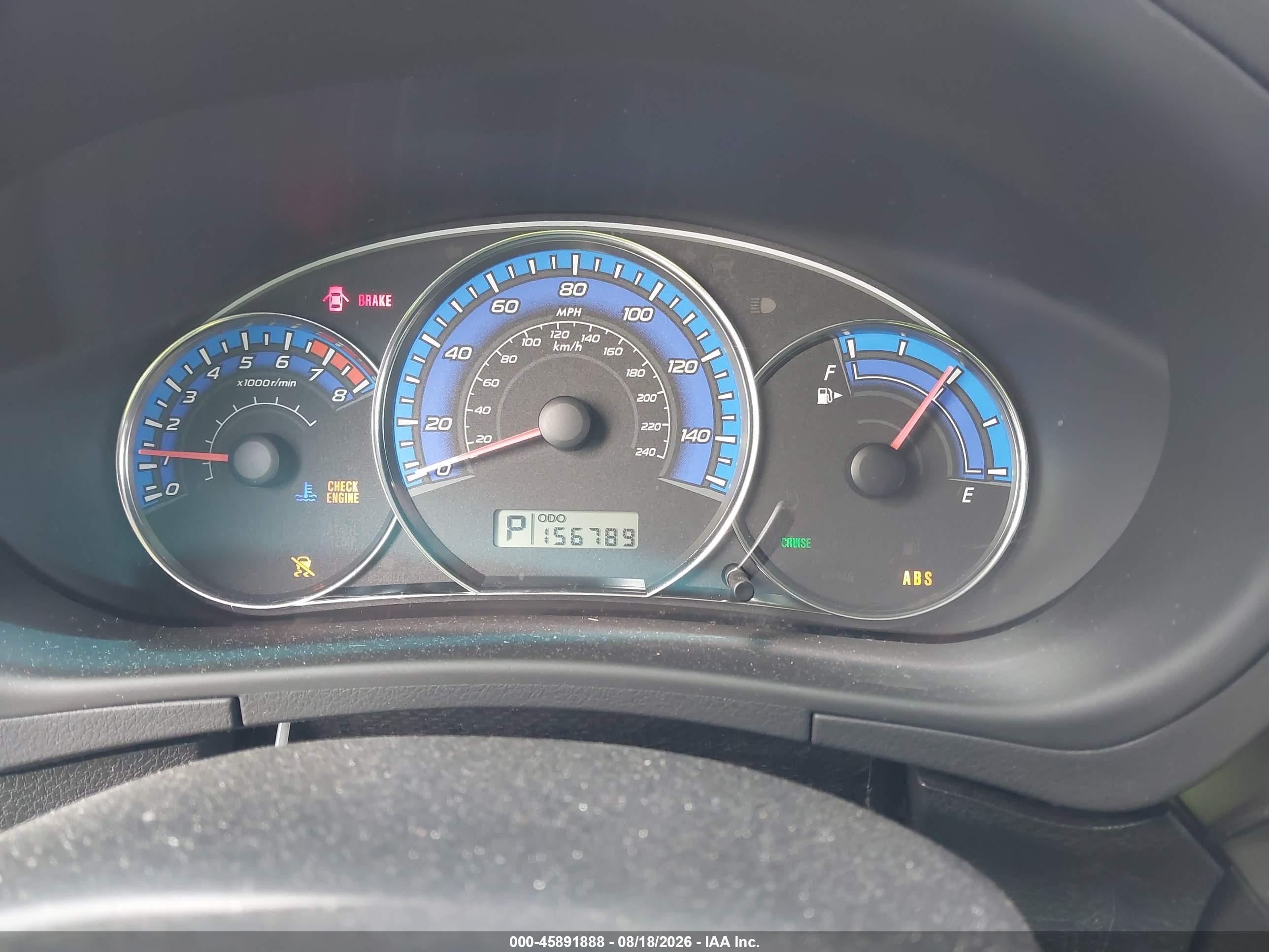2009 Subaru Forester 2.5xt Silver vin: JF2SH65669H723997